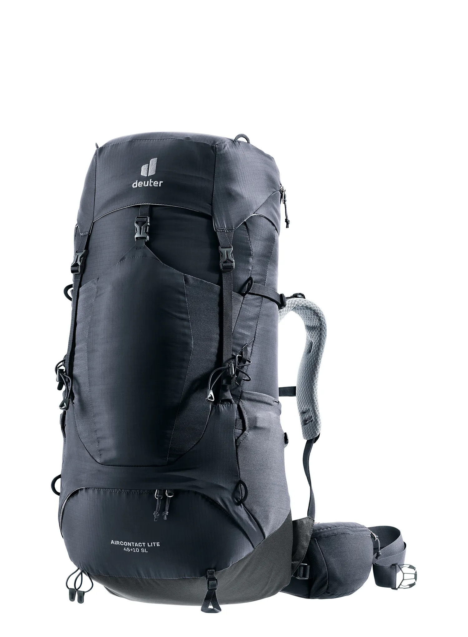 Dámský trekový batoh Deuter Aircontact Lite 45 + 10 SL - black/graphite