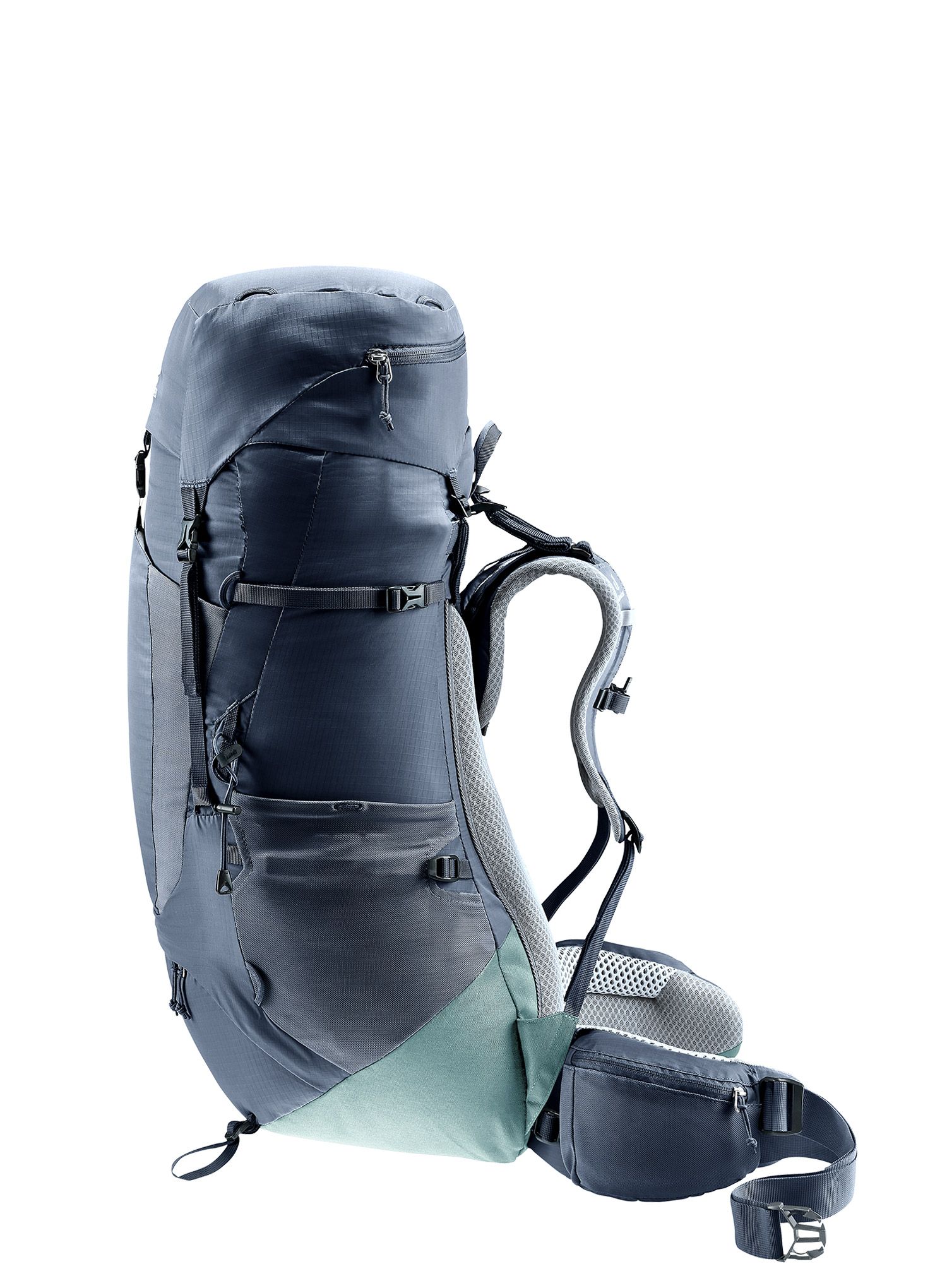 Dámský trekový batoh Deuter Aircontact Lite 45 + 10 SL - ink/jade