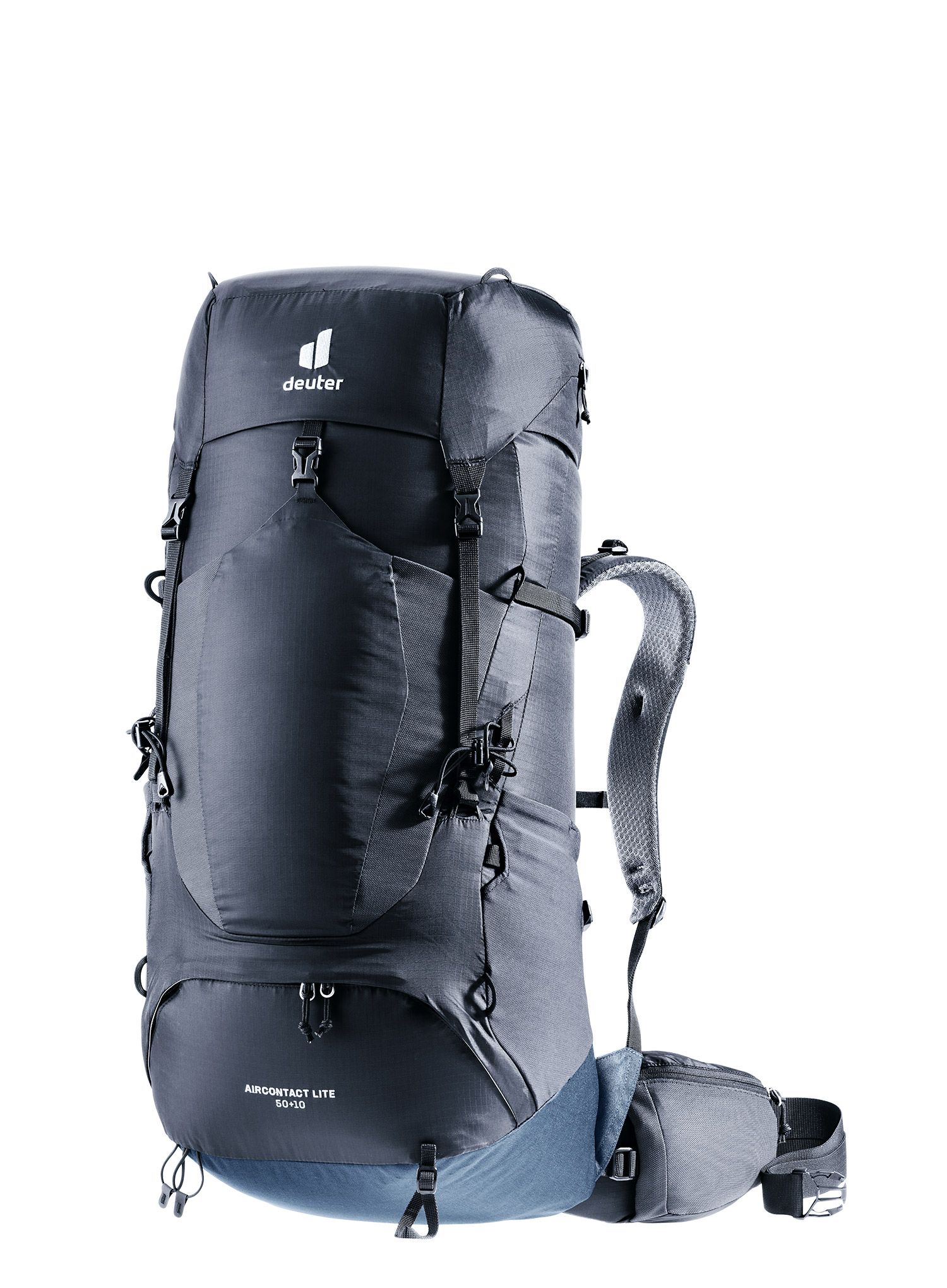 Trekový batoh Deuter Aircontact Lite 50 + 10 - black/marine