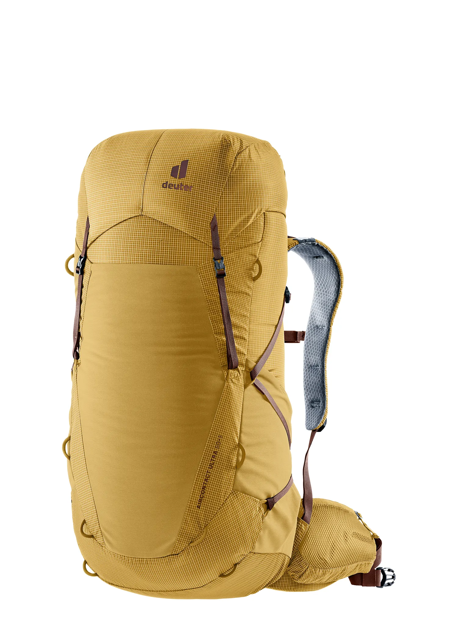 Trekový batoh Deuter Aircontact Ultra 50 + 5 - savanna/raisin
