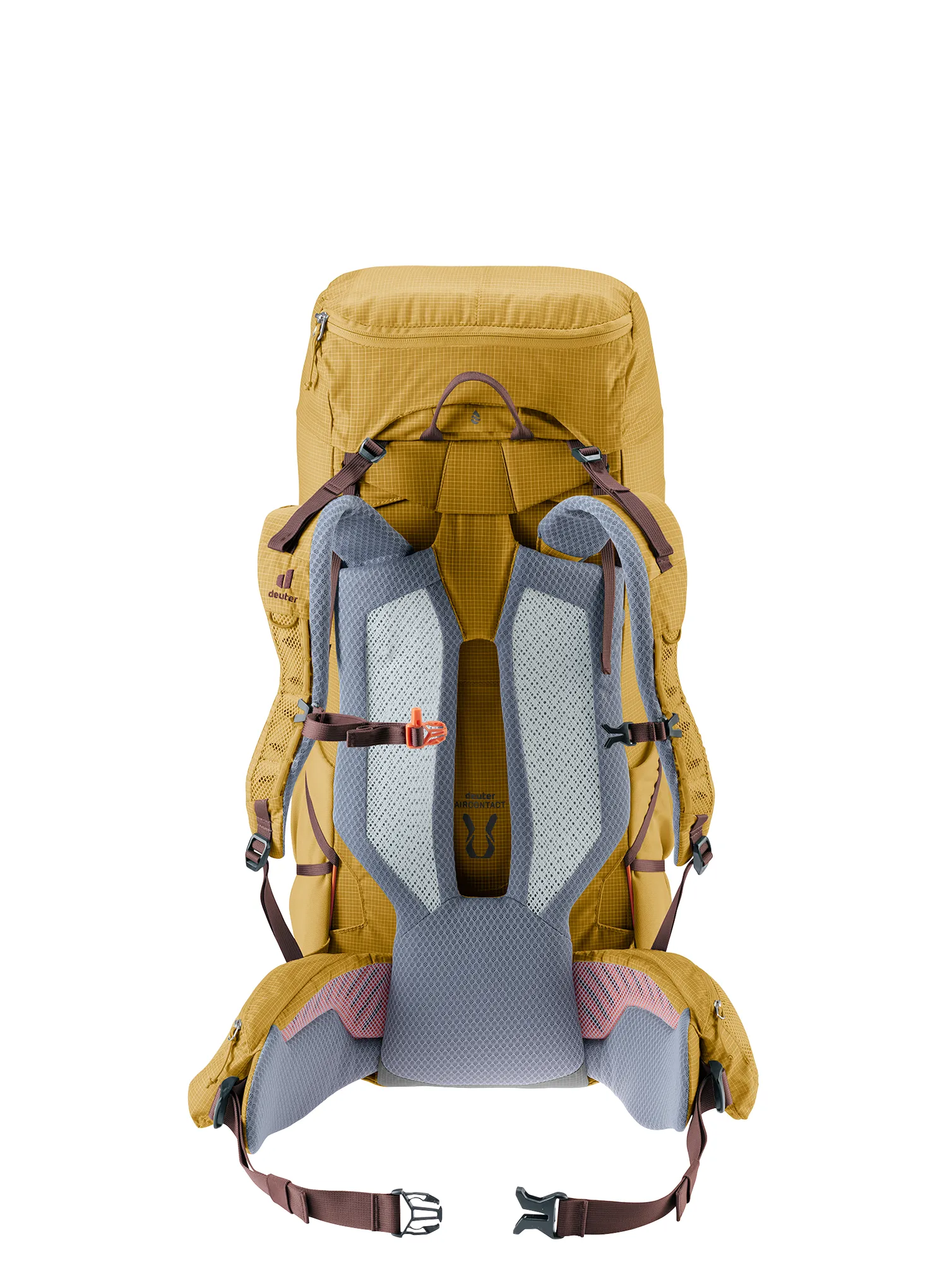 Trekový batoh Deuter Aircontact Ultra 50 + 5 - savanna/raisin