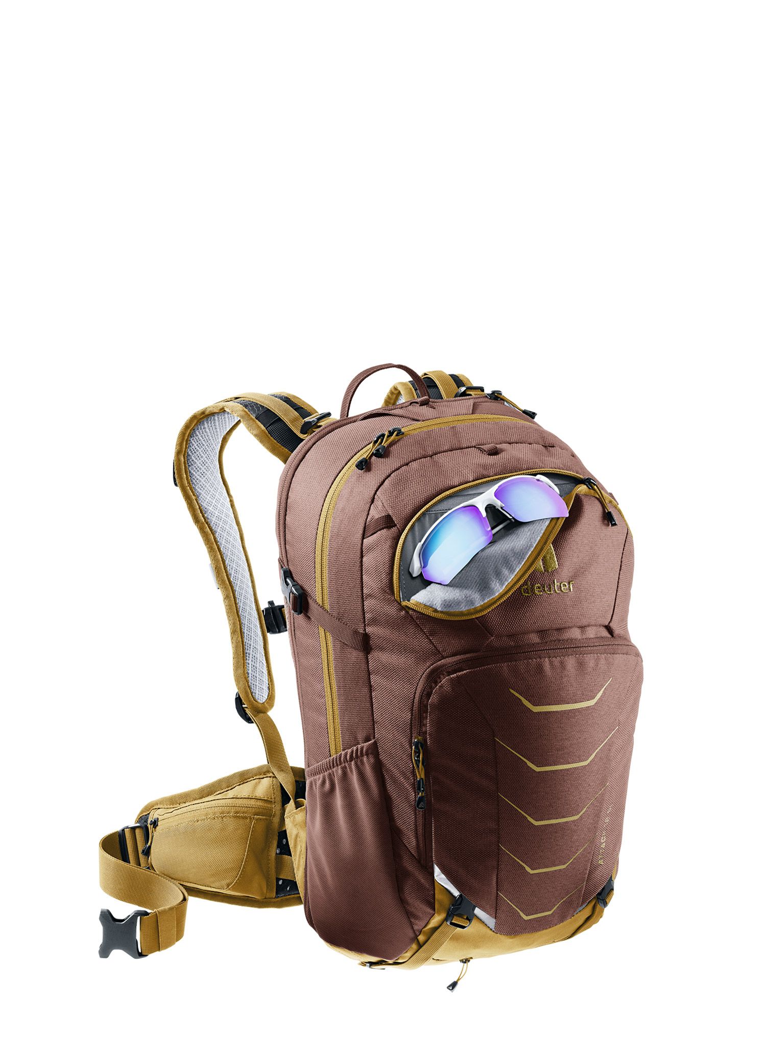 Cyklistický batoh dámský Deuter Attack 18 SL - raisin/almond