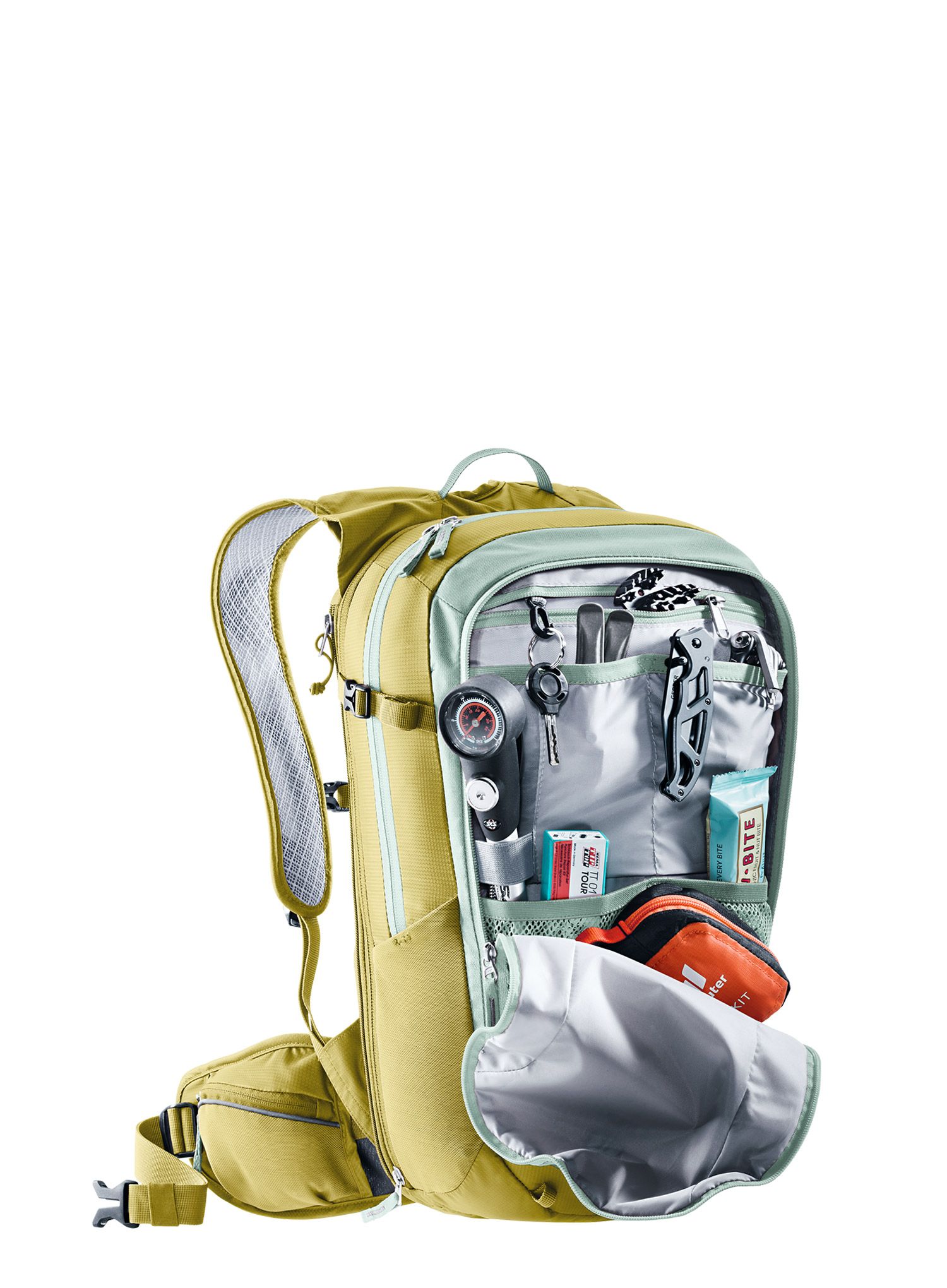 Cyklistický batoh dámský Deuter Compact EXP 12 SL - frost/linden