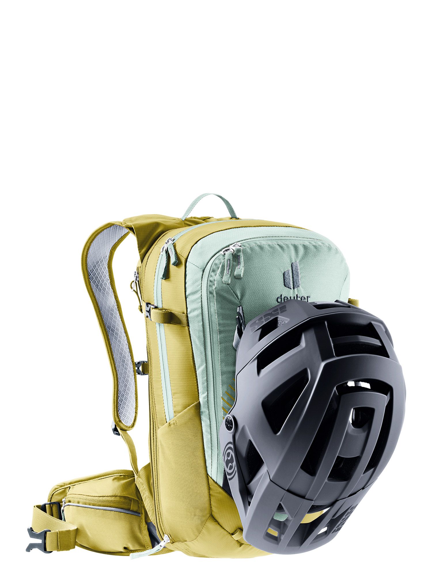 Cyklistický batoh dámský Deuter Compact EXP 12 SL - frost/linden
