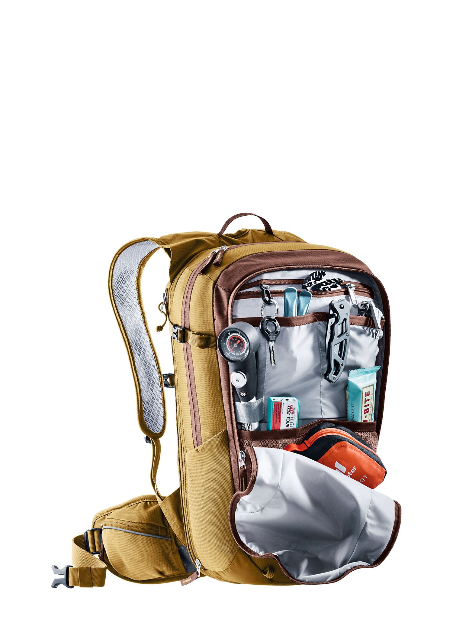 Cyklistický batoh dámský Deuter Compact EXP 12 SL - raisin/almond