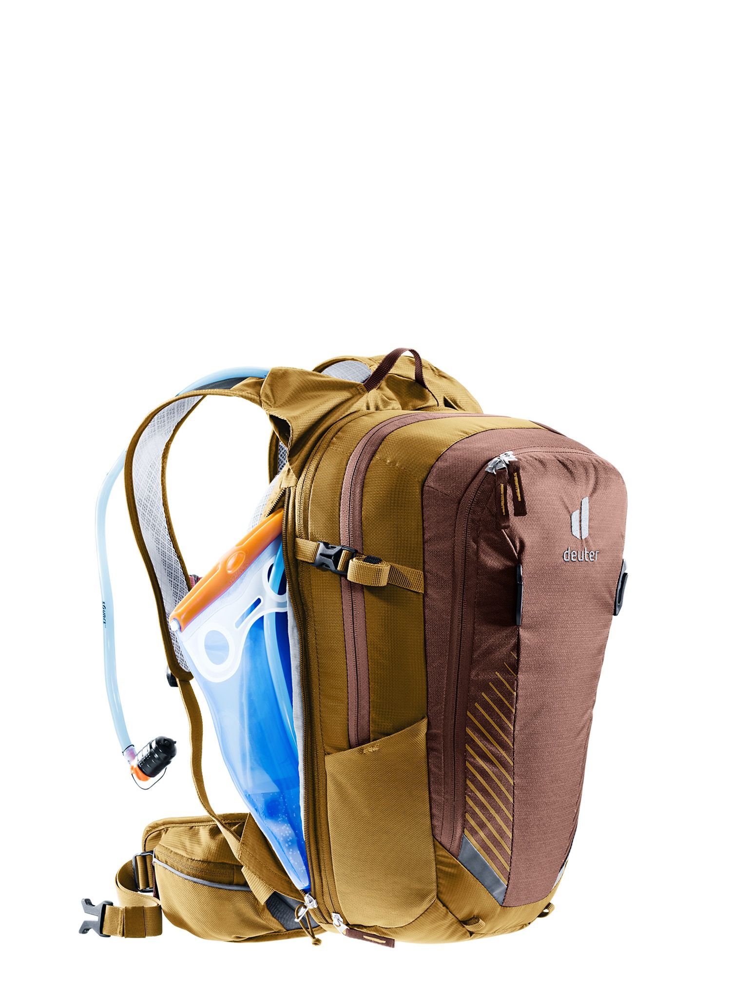 Cyklistický batoh dámský Deuter Compact EXP 12 SL - raisin/almond