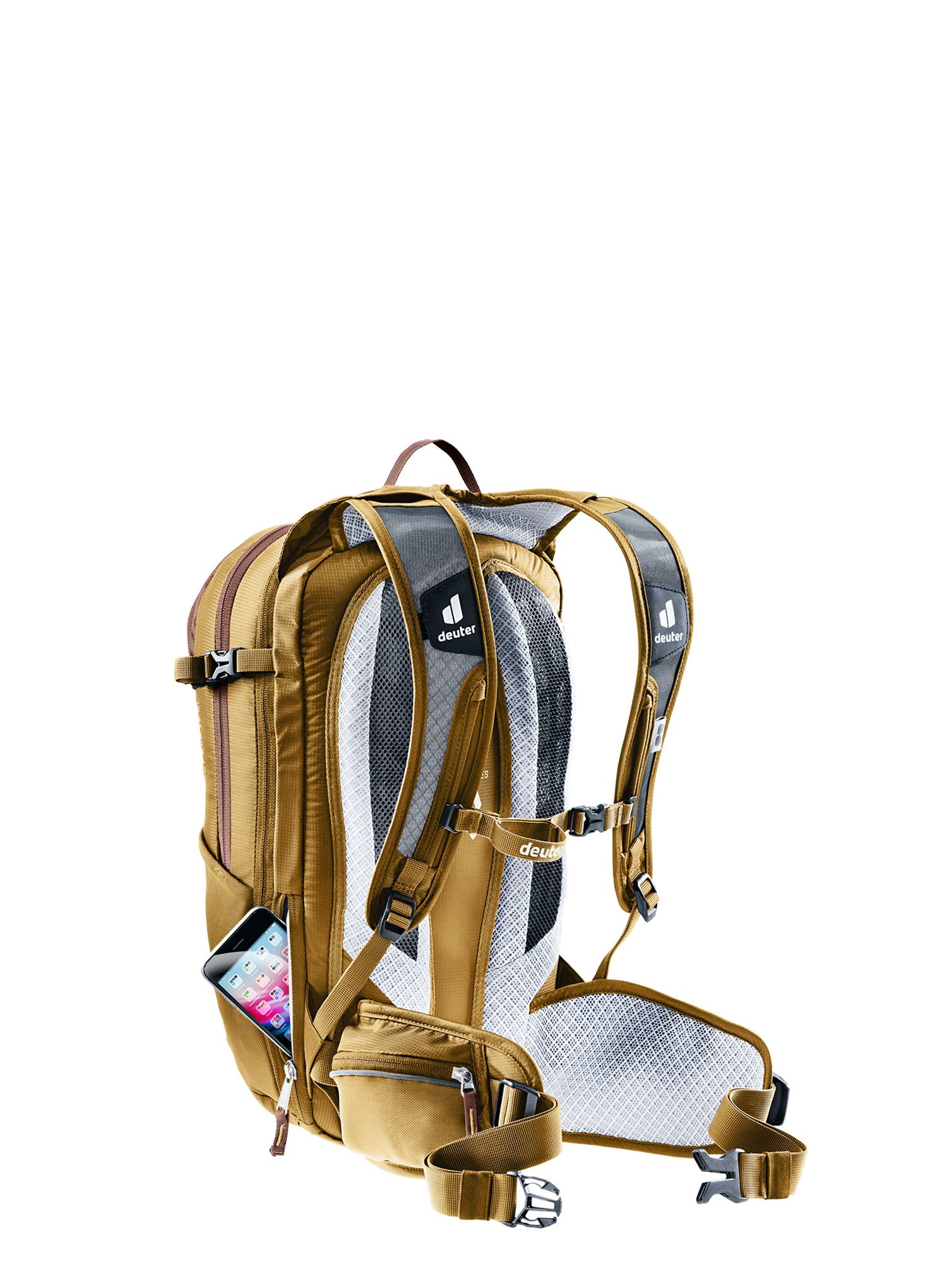Cyklistický batoh dámský Deuter Compact EXP 12 SL - raisin/almond