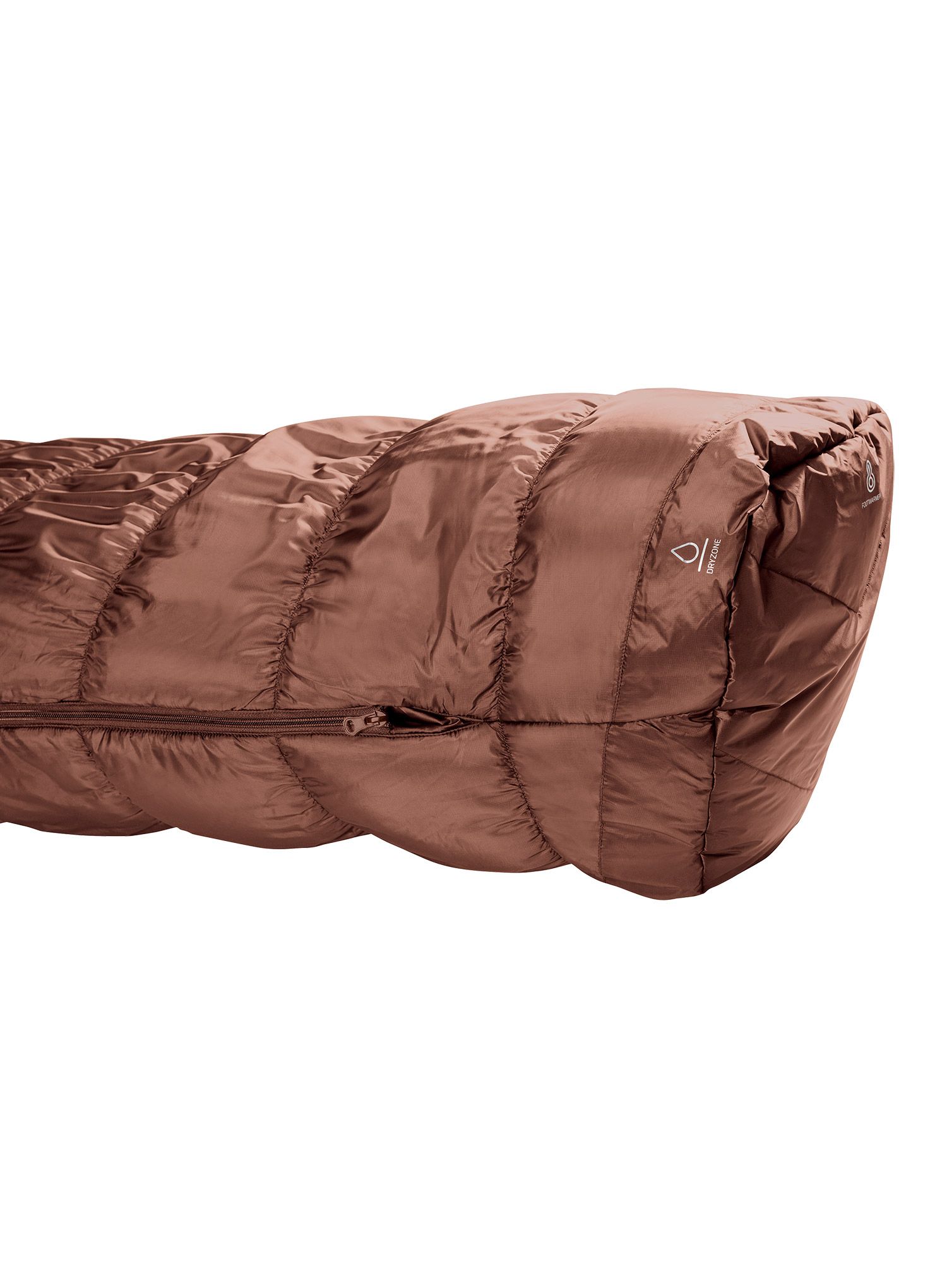 Dámský spací pytel Deuter Exosphere -6 SL (175 cm) - umbra/redwood