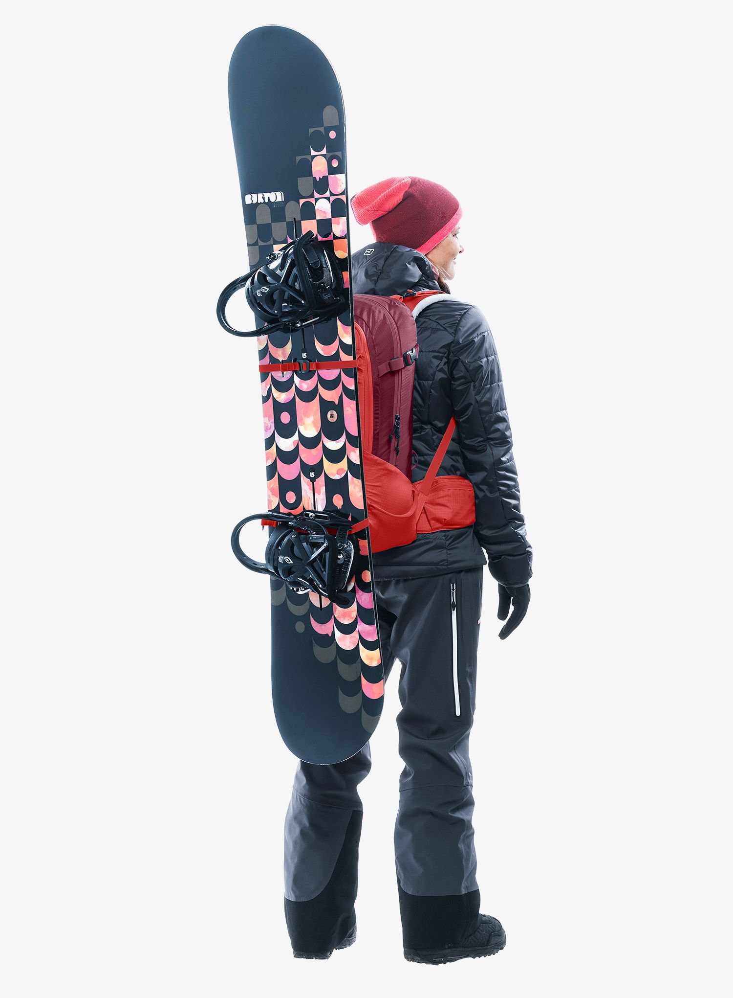 Dámský  skialpový batoh Deuter Freerider 28 SL - currant/maron