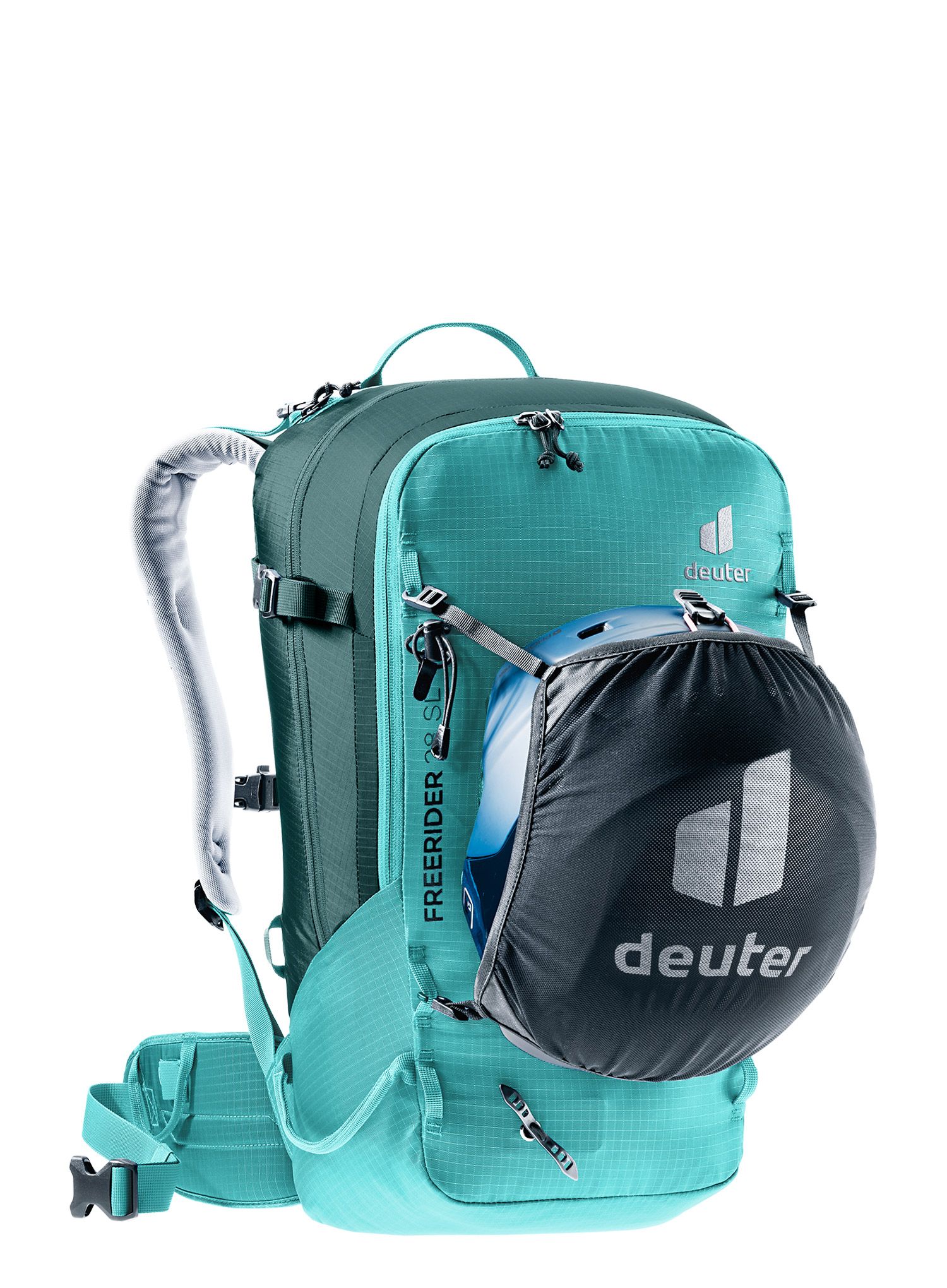 Dámský  skialpový batoh Deuter Freerider 28 SL - dust blue/deep sea