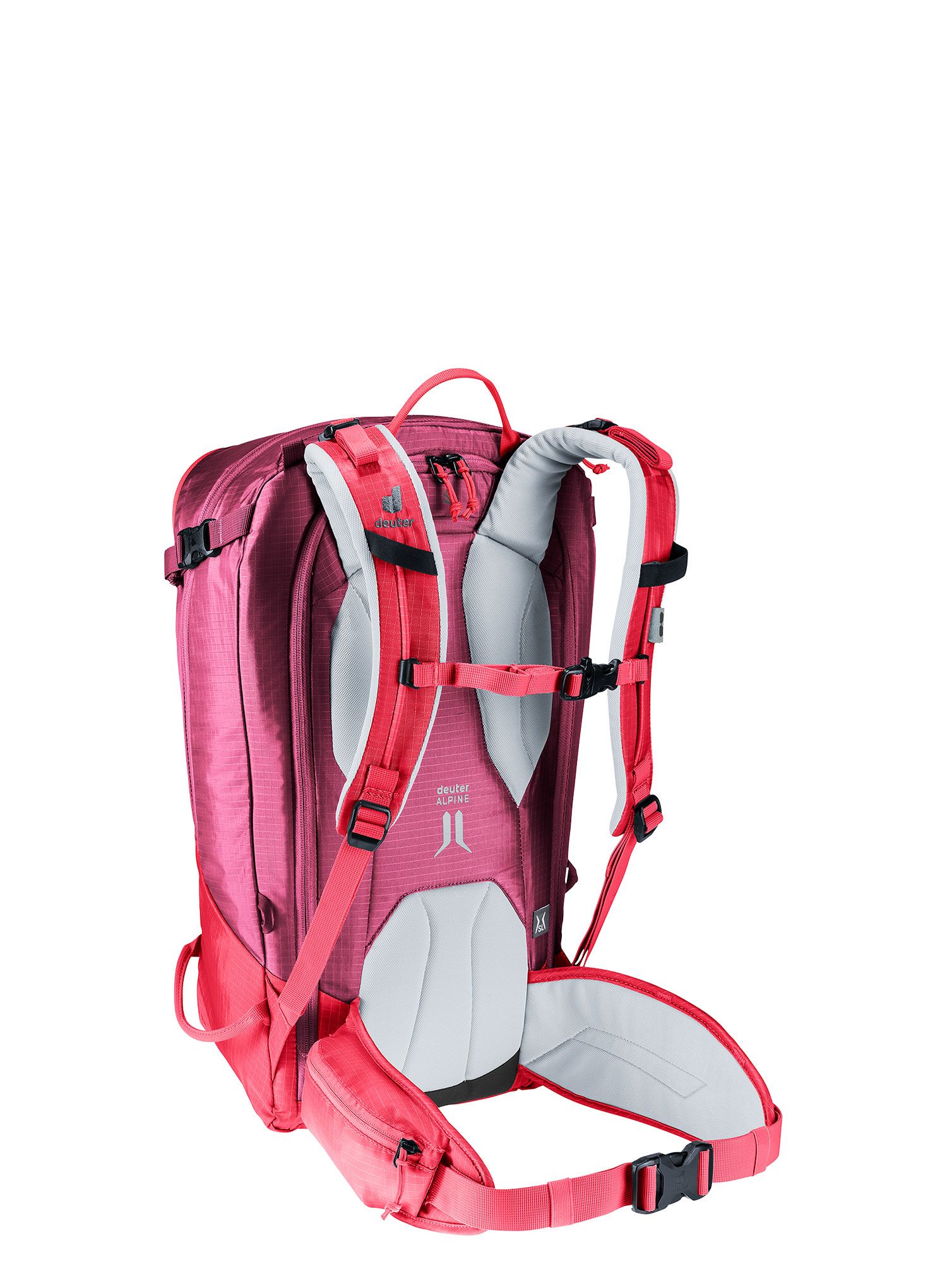 Skialpový batoh Deuter Freerider 28 SL - hibiscus/ruby