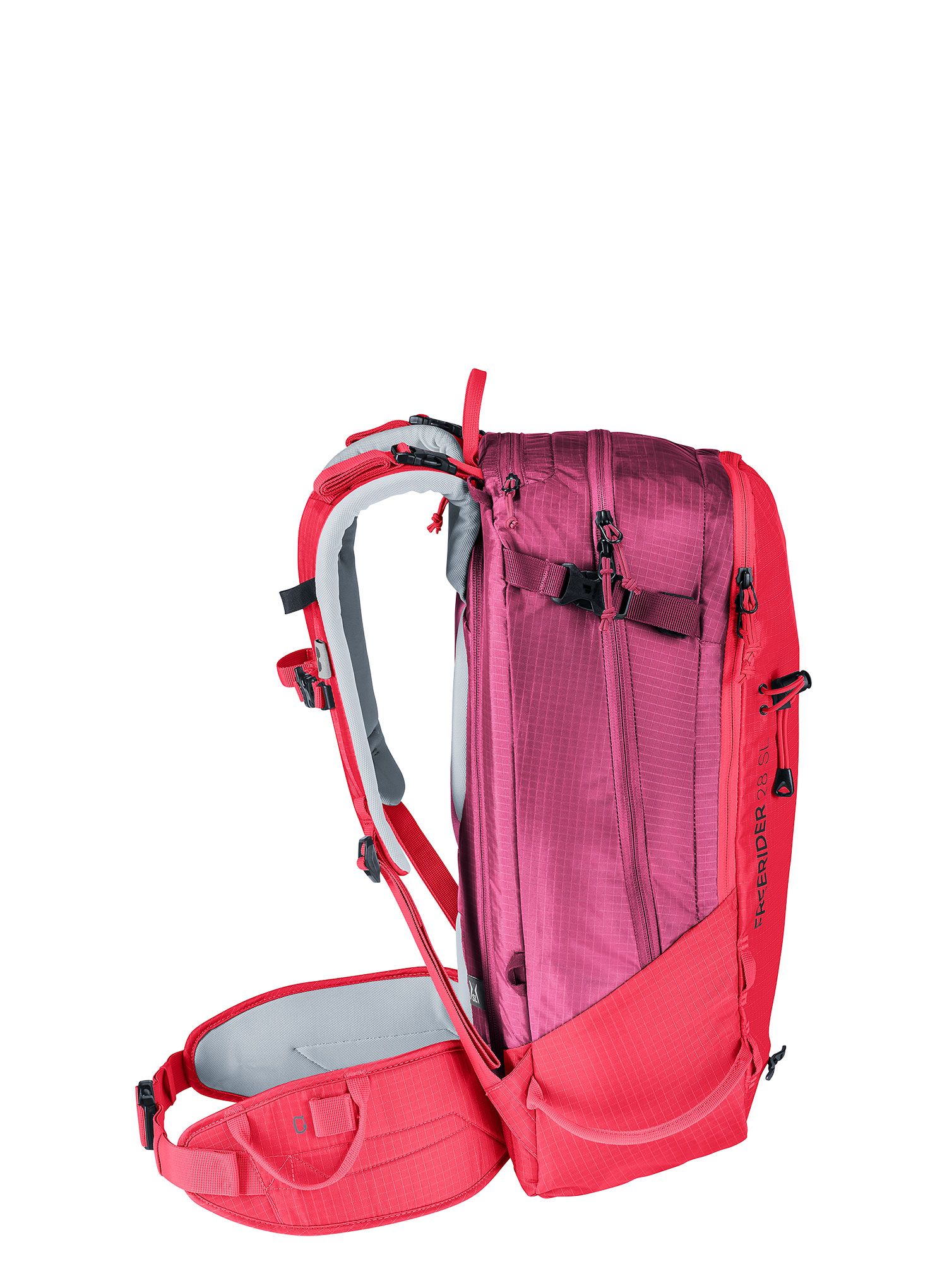Skialpový batoh Deuter Freerider 28 SL - hibiscus/ruby