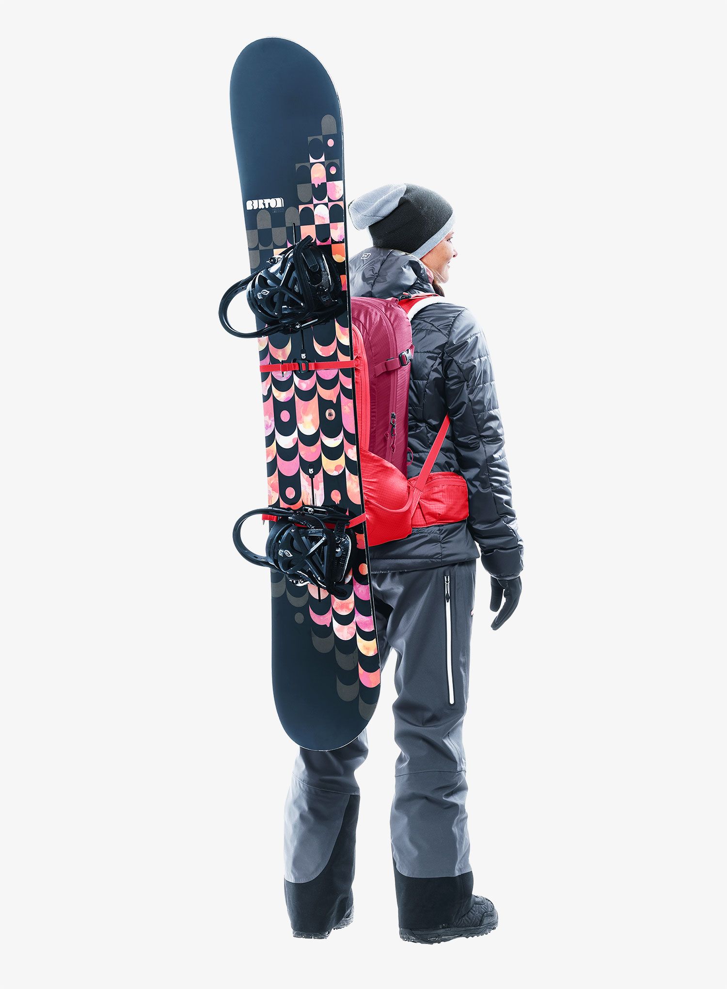 Skialpový batoh Deuter Freerider 28 SL - hibiscus/ruby