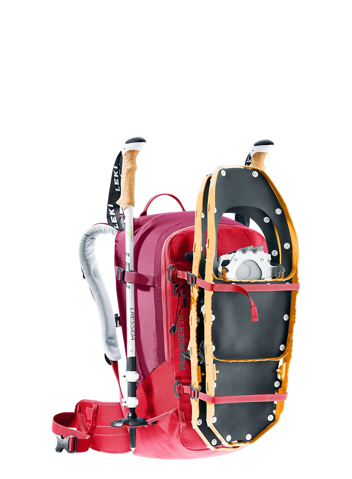 Skialpový batoh Deuter Freerider 28 SL - hibiscus/ruby