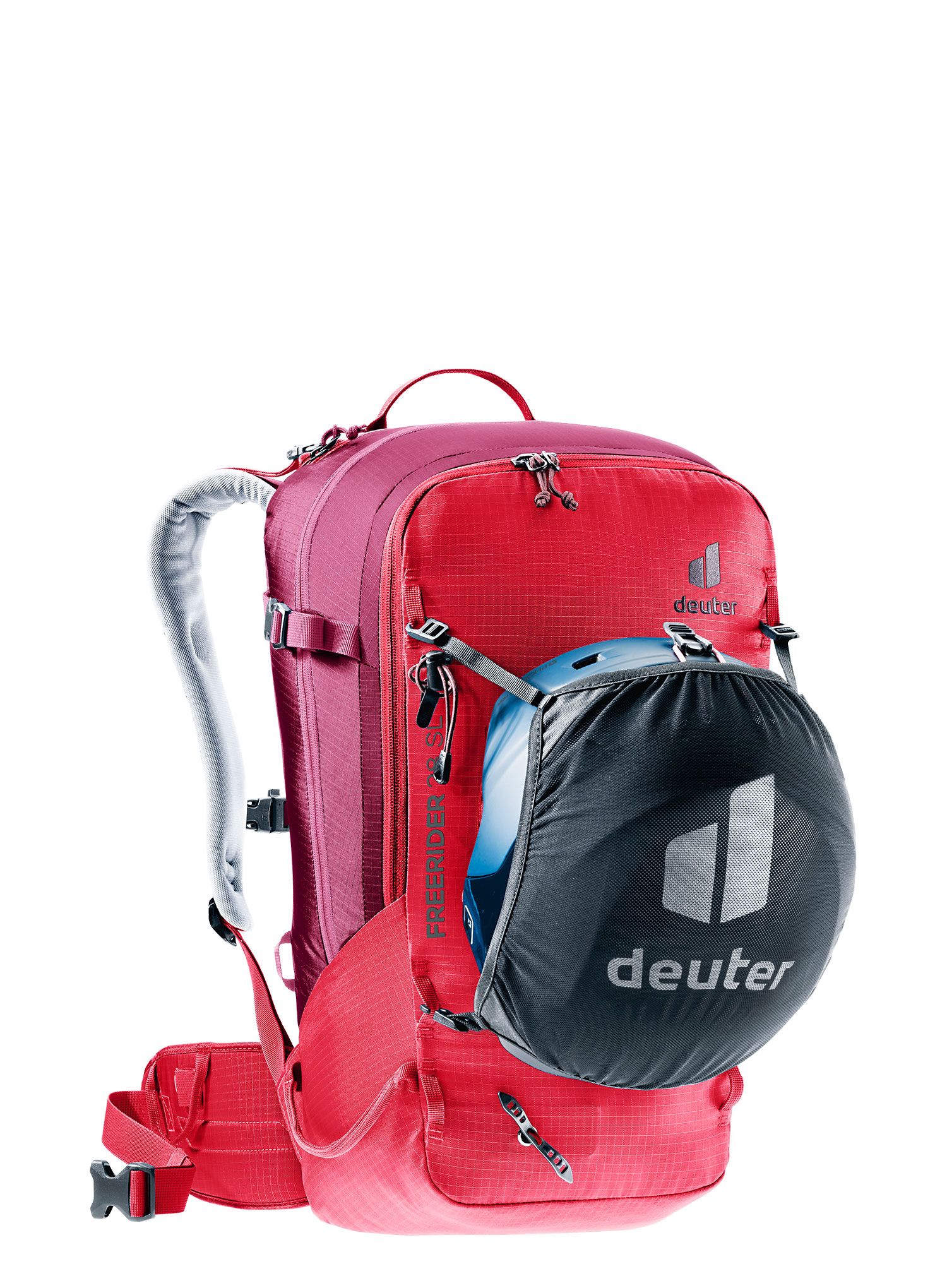 Skialpový batoh Deuter Freerider 28 SL - hibiscus/ruby
