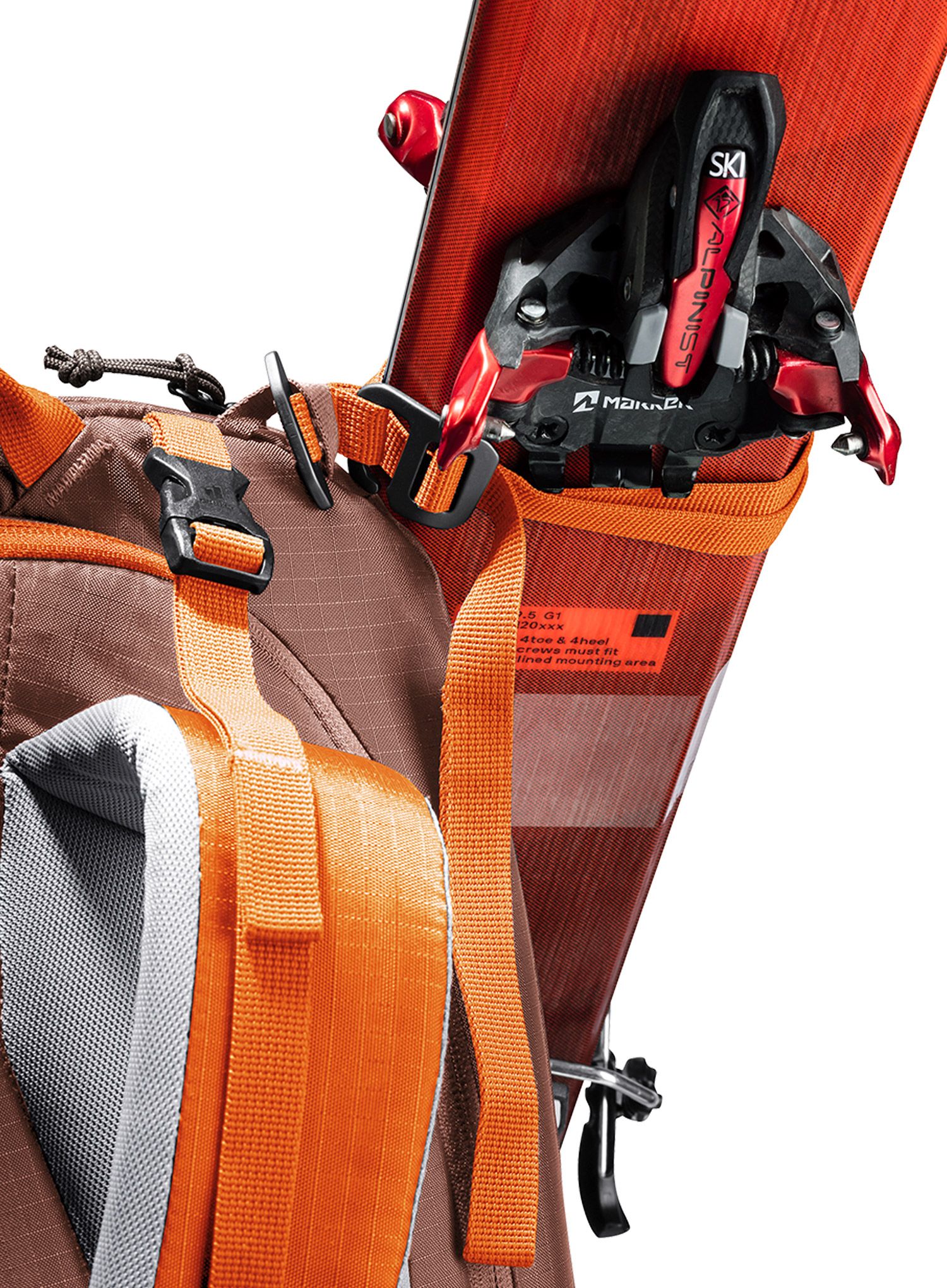 Skialpový batoh Deuter Freerider 30 - chestnut/umbra