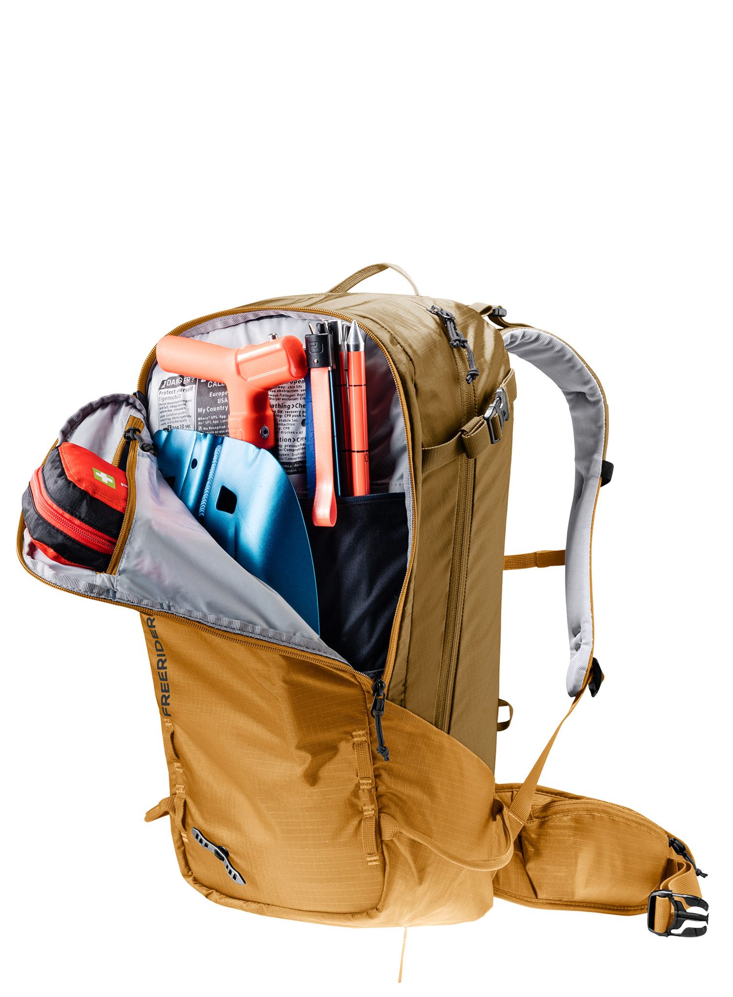 Skialpový batoh Deuter Freerider 30 - cinnamon/almond