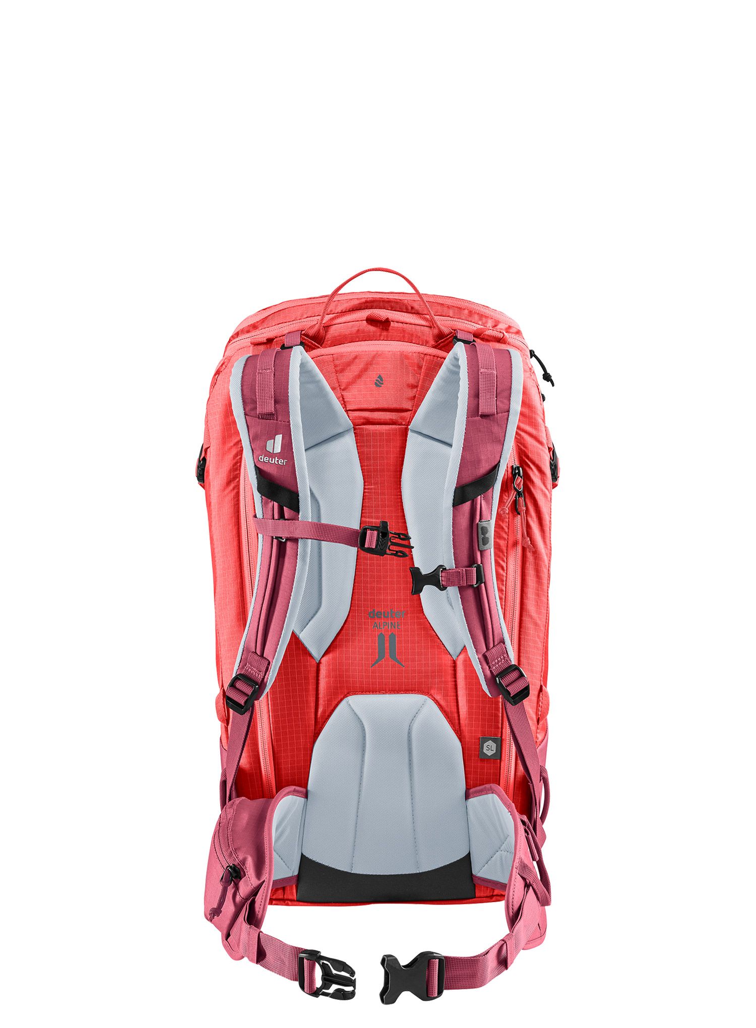 Dámský lyžařský batoh Deuter Freerider Pro 32+ SL - maron/currant