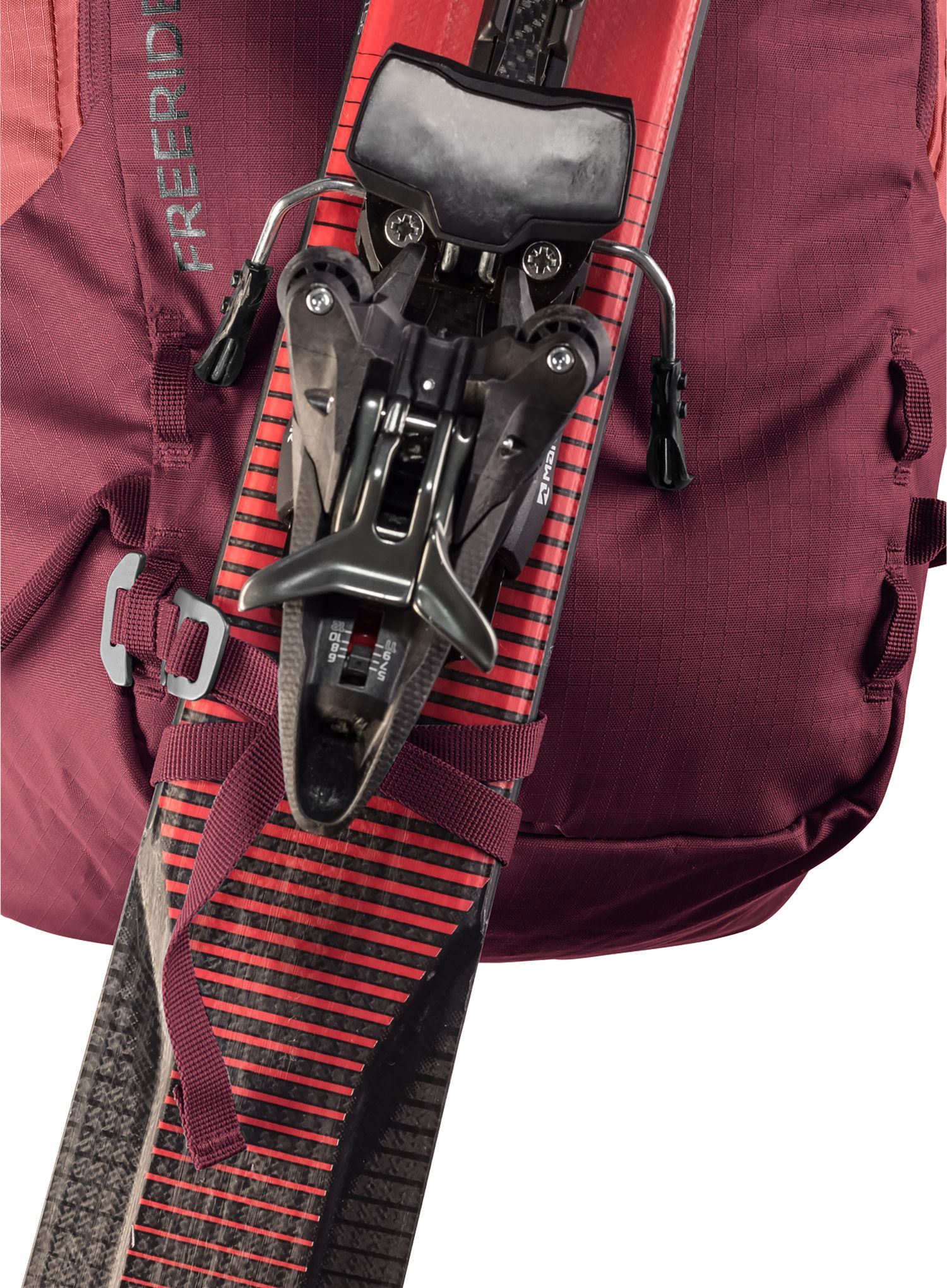Dámský lyžařský batoh Deuter Freerider Pro 32+ SL - maron/currant