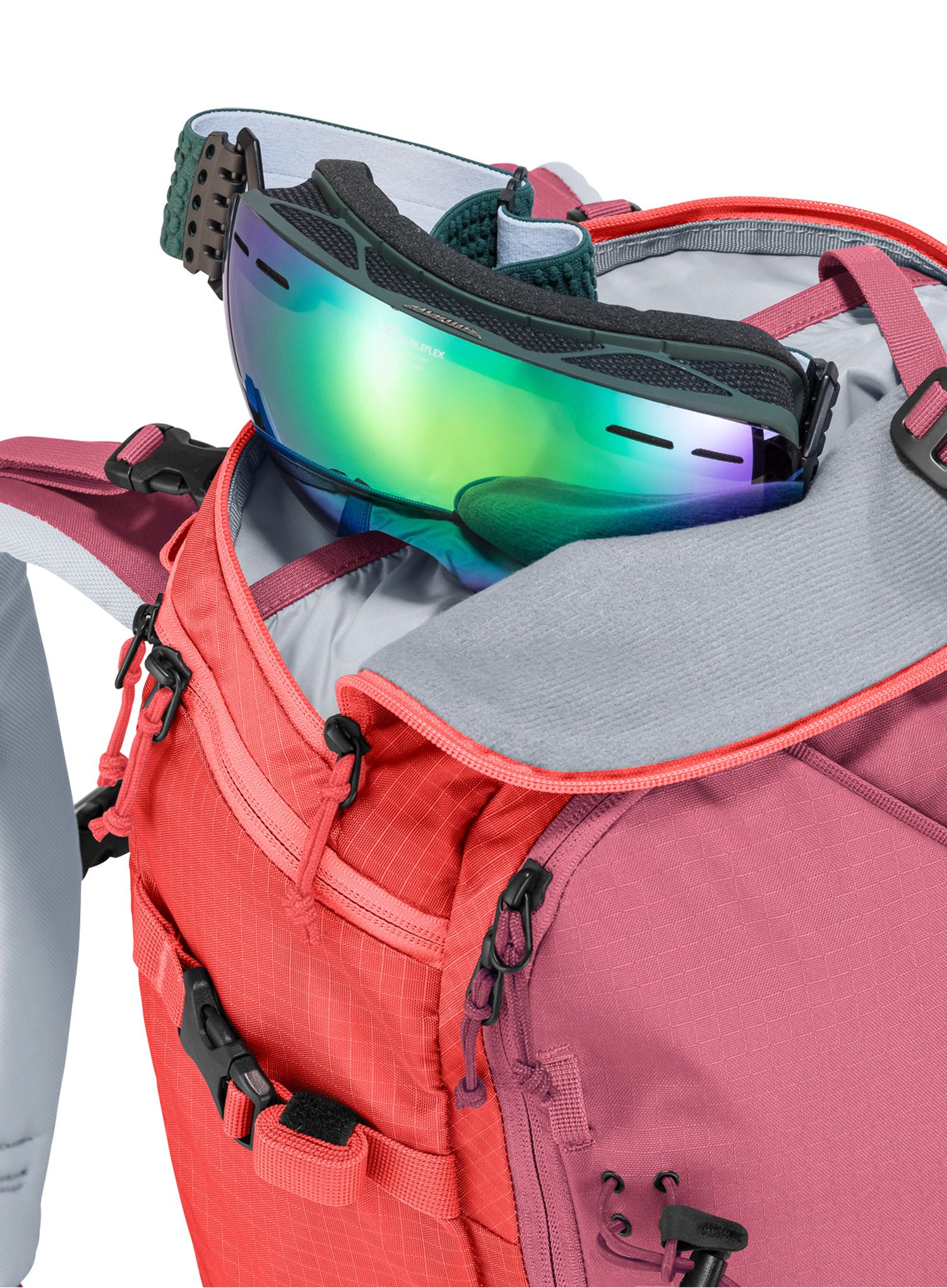 Dámský lyžařský batoh Deuter Freerider Pro 32+ SL - maron/currant
