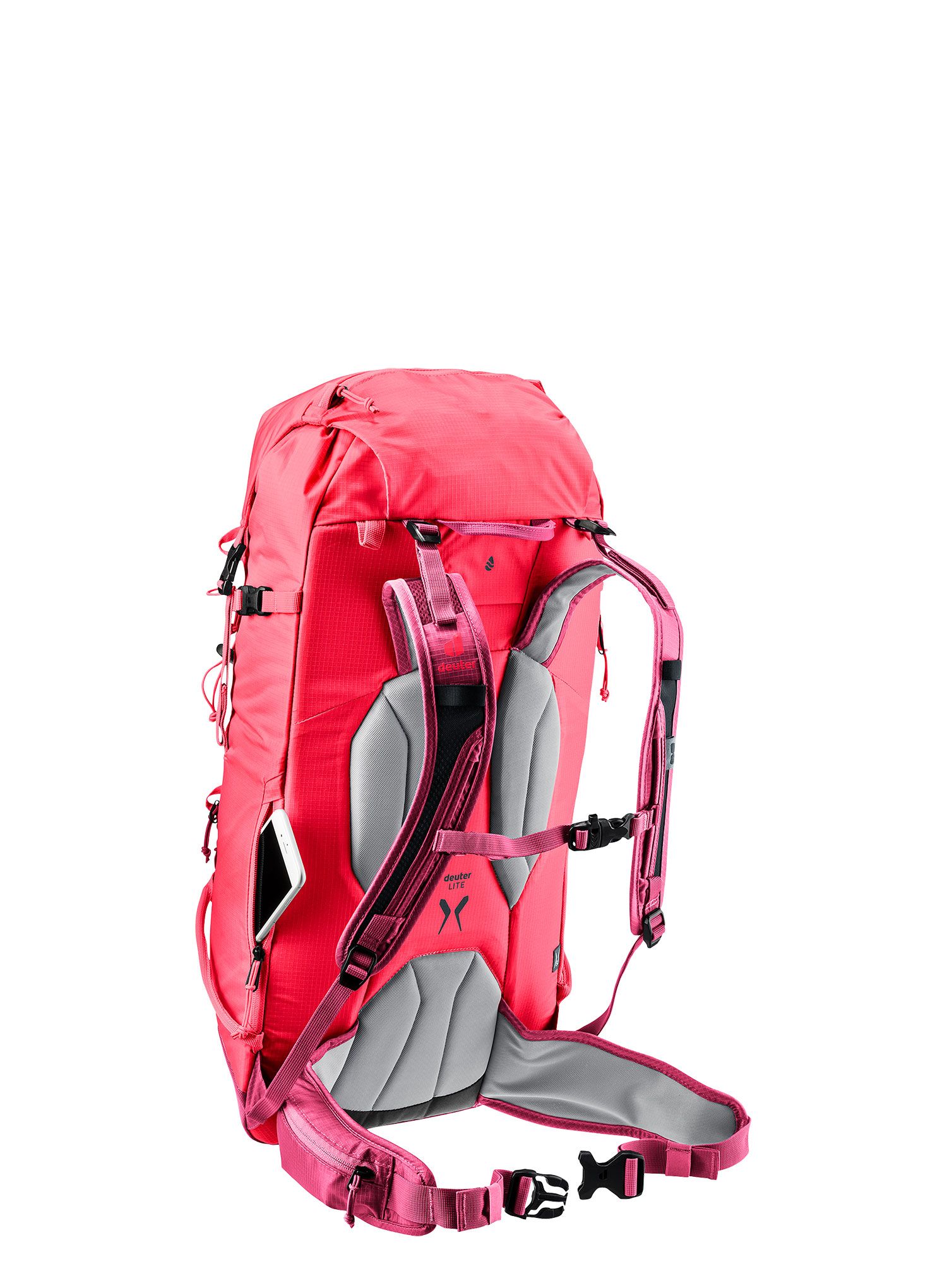 Skialpový batoh Deuter Freescape Lite 24 SL - hibiscus/ruby