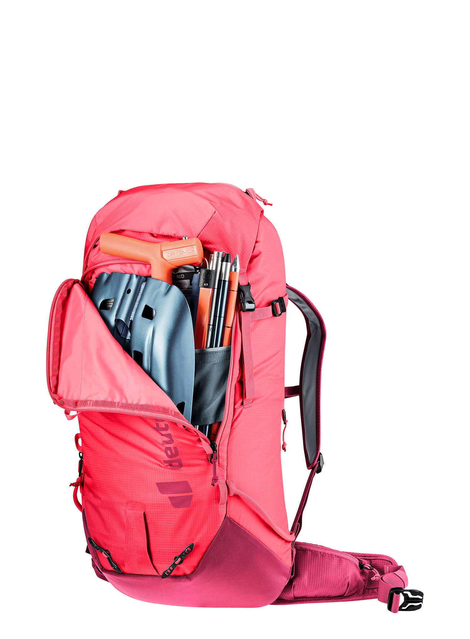 Skialpový batoh Deuter Freescape Lite 24 SL - hibiscus/ruby