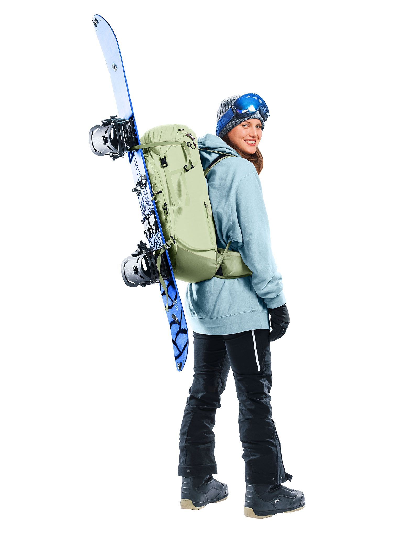 Dámský batoh Deuter Freescape Lite 24 SL - mineral/grove