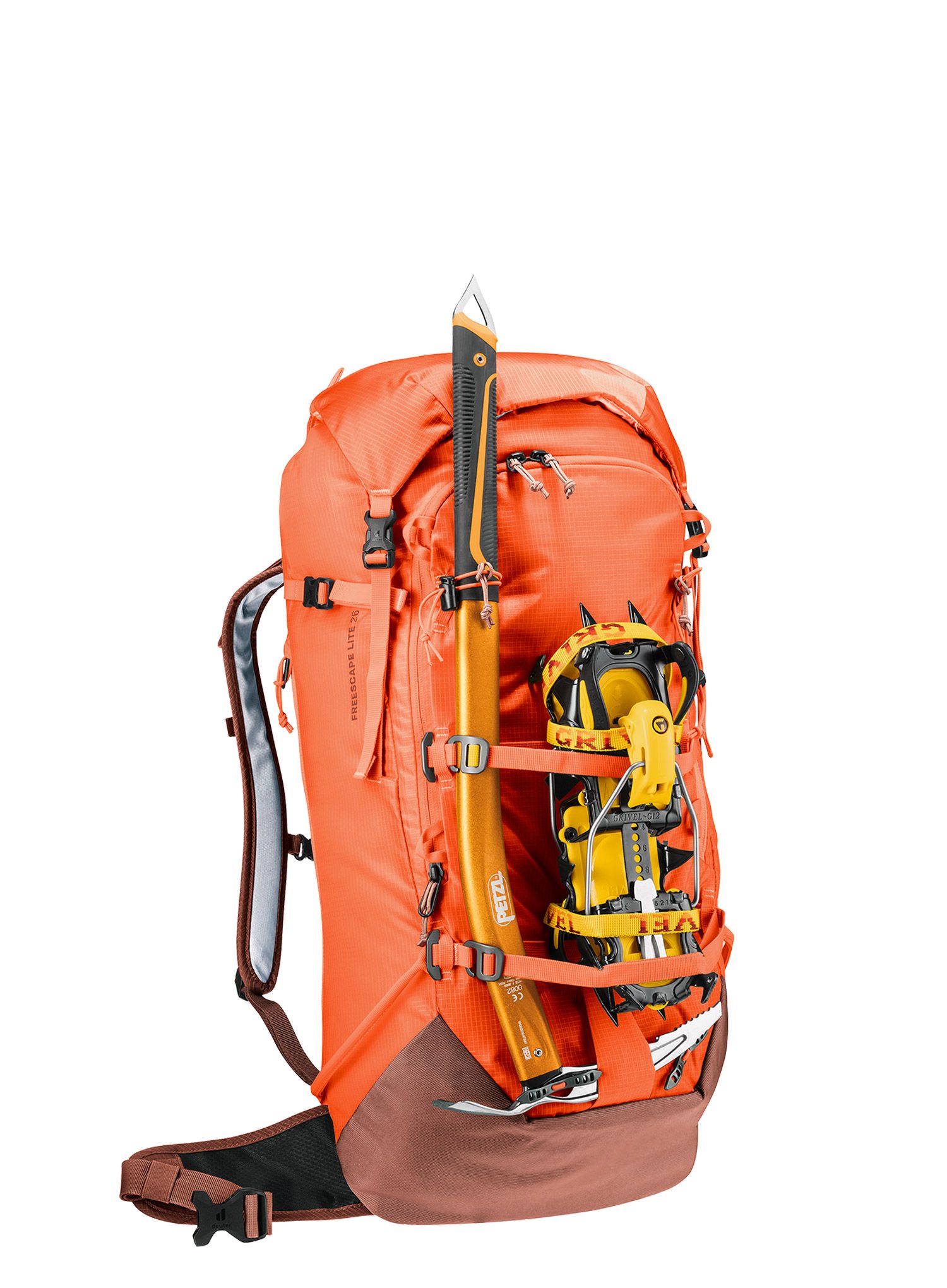 Skialpový batoh Deuter Freescape Lite 26 - papaya/umbra