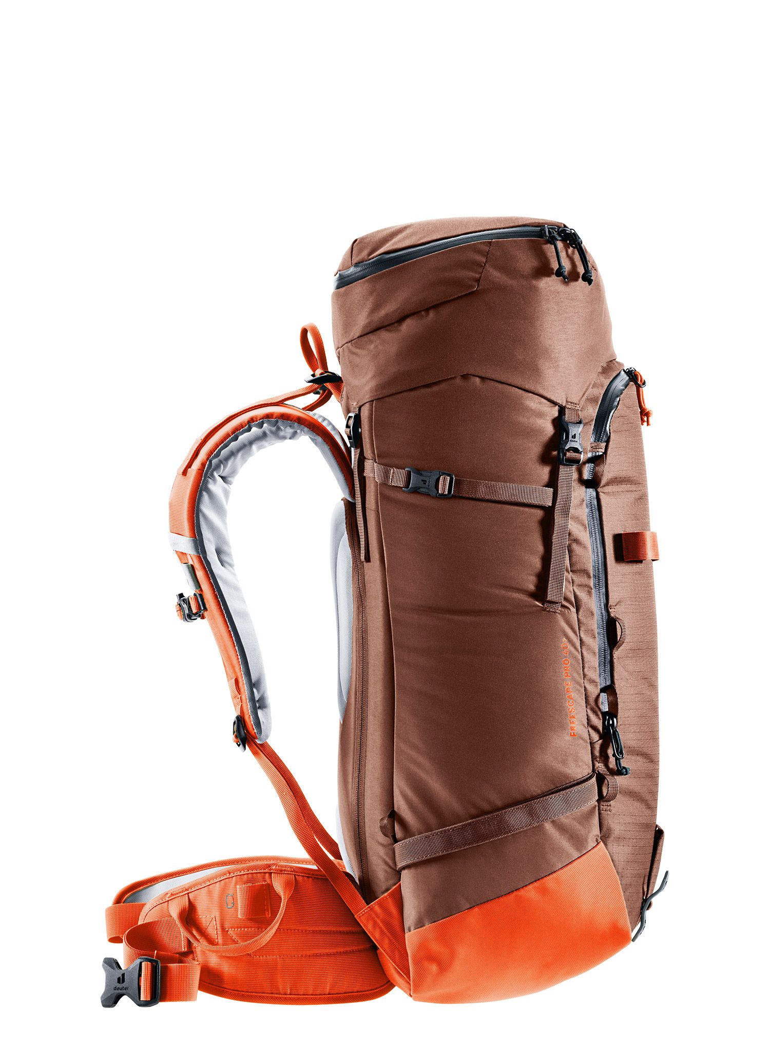 Skialpový batoh Deuter Freescape Pro 40+ - umbra/papaya
