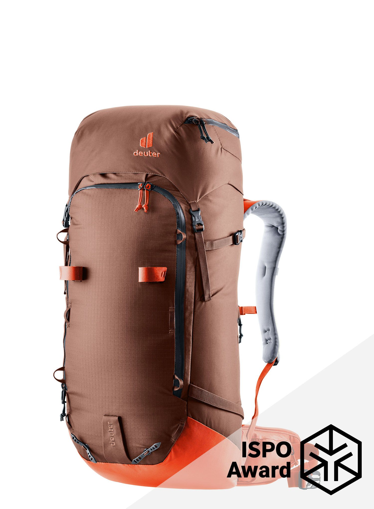 Skialpový batoh Deuter Freescape Pro 40+ - umbra/papaya