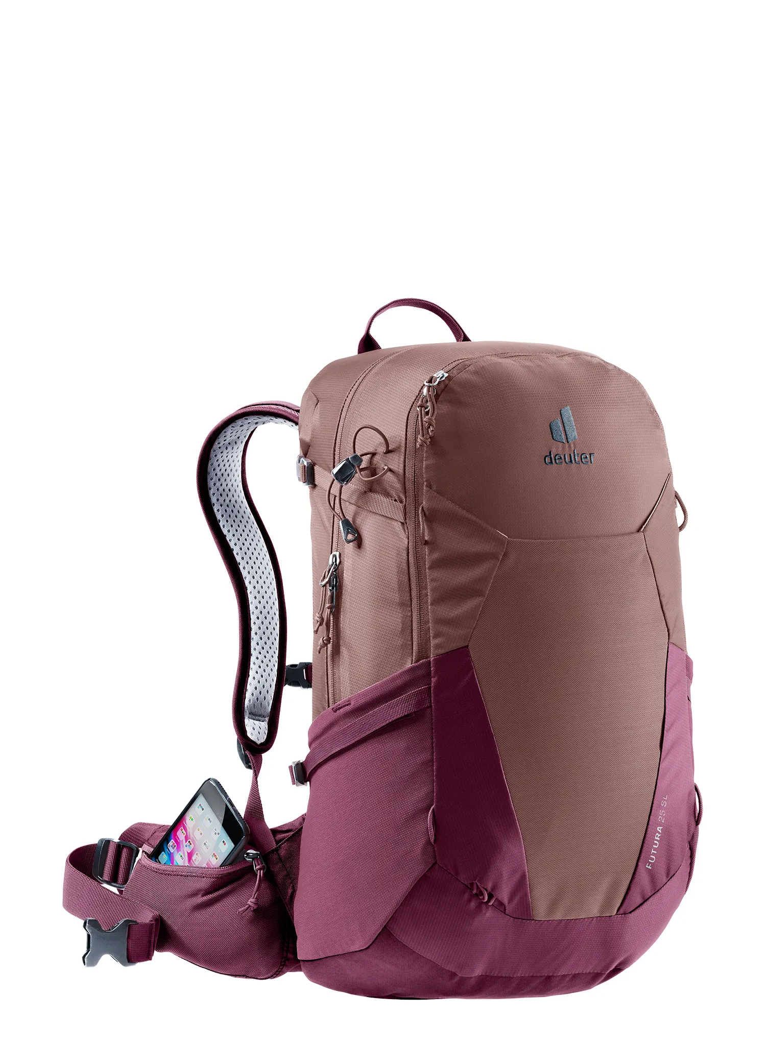 Dámský turistický batoh Deuter Futura 25 SL - ashrose/cassis