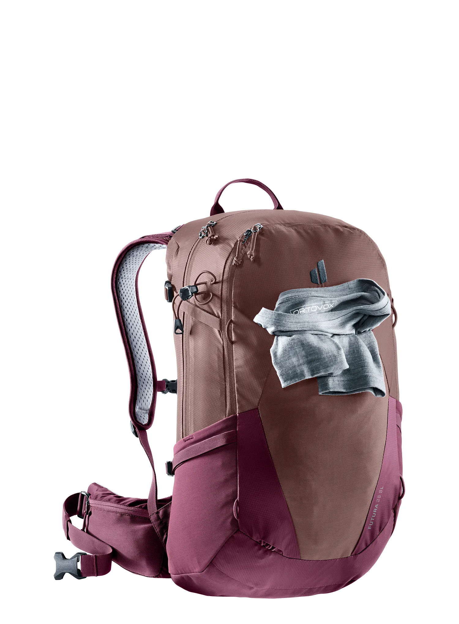 Dámský turistický batoh Deuter Futura 25 SL - ashrose/cassis