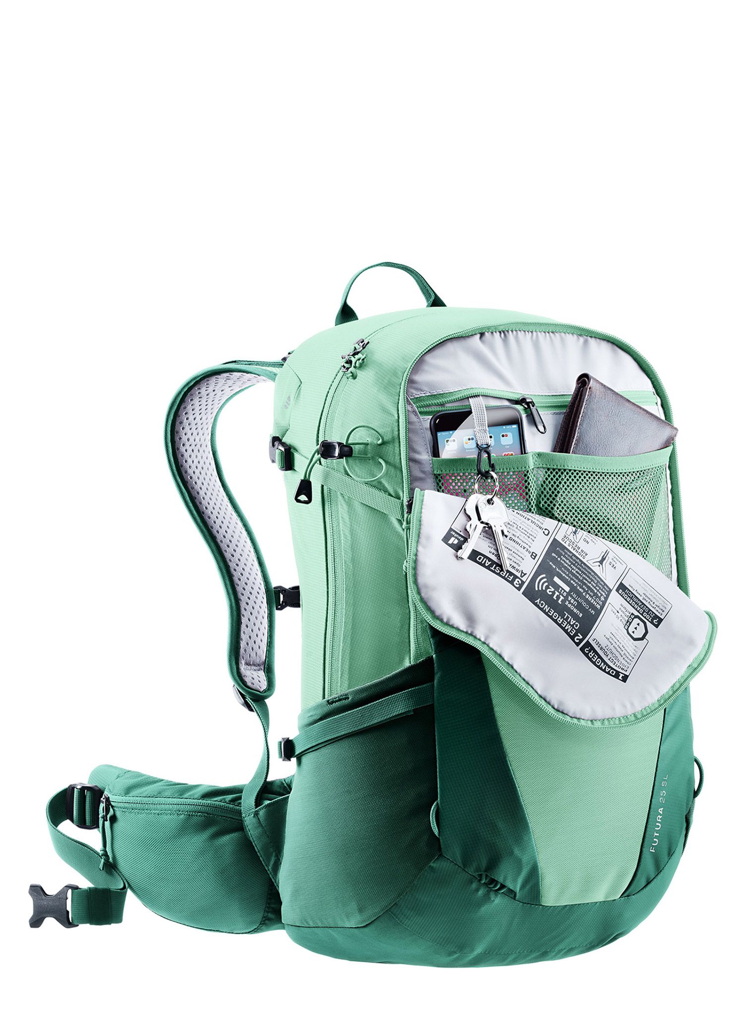 Dámský turistický batoh Deuter Futura 25 SL - spearmint/seagreen