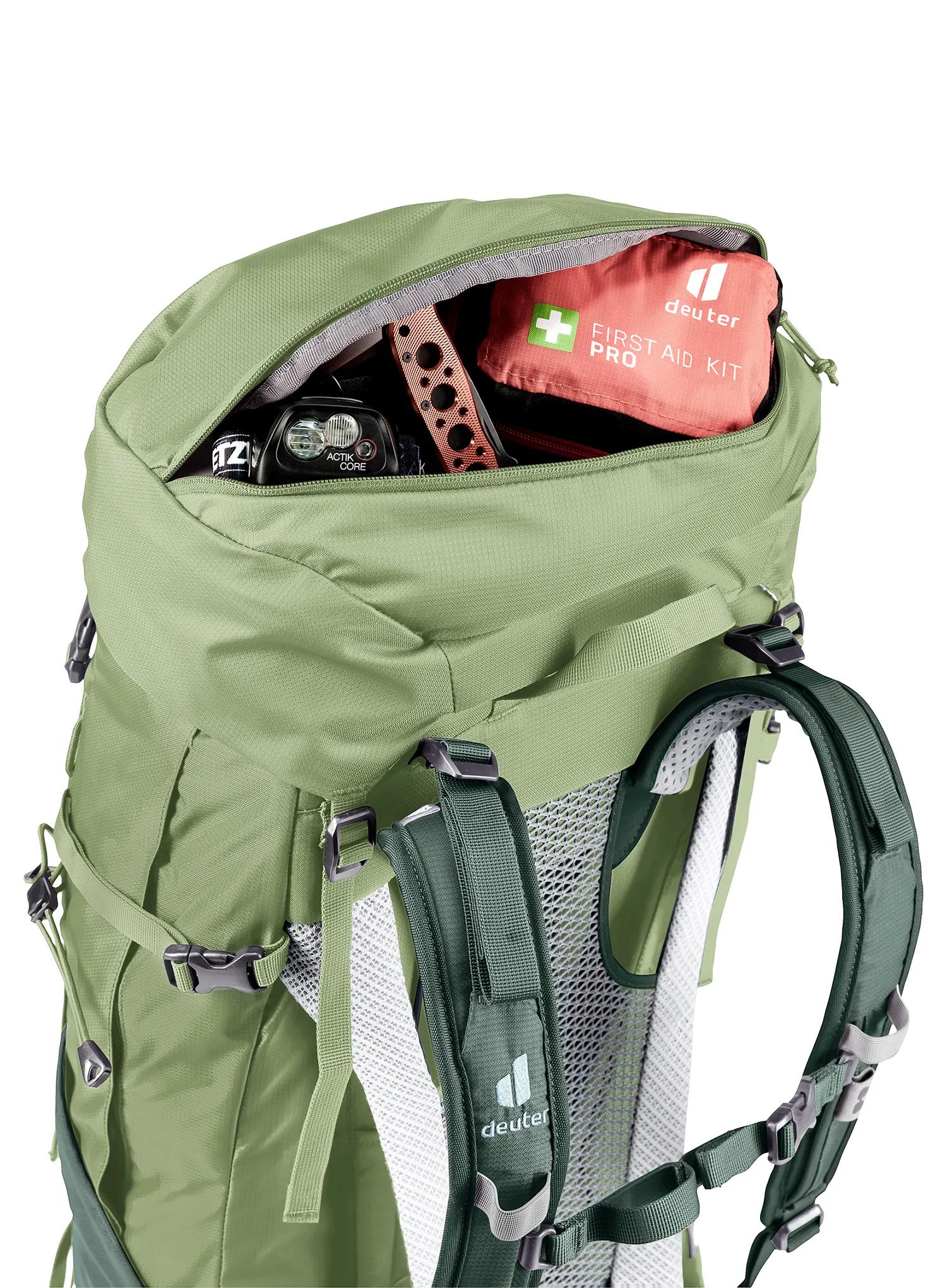 Trekový batoh Deuter Futura Air Trek 45 + 10 SL - grove/ivy