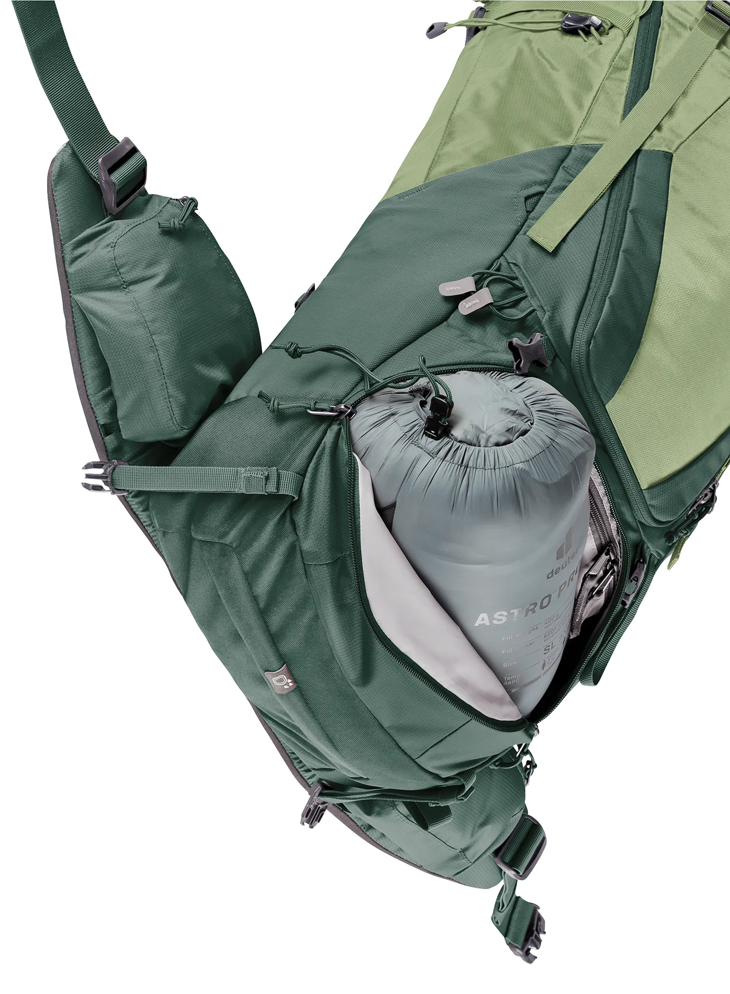 Trekový batoh Deuter Futura Air Trek 45 + 10 SL - grove/ivy