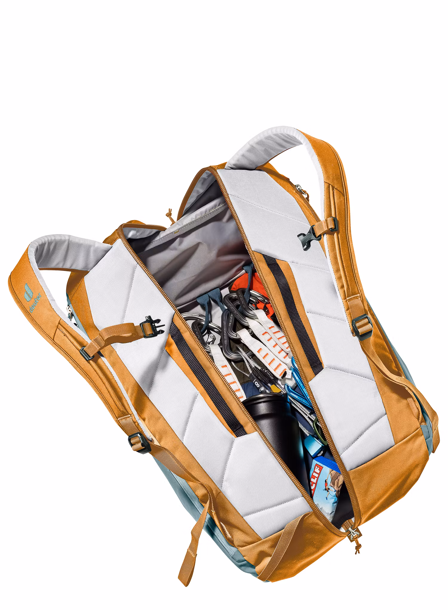 Lezecký batoh Deuter Gravity Motion - teal/cinnamon