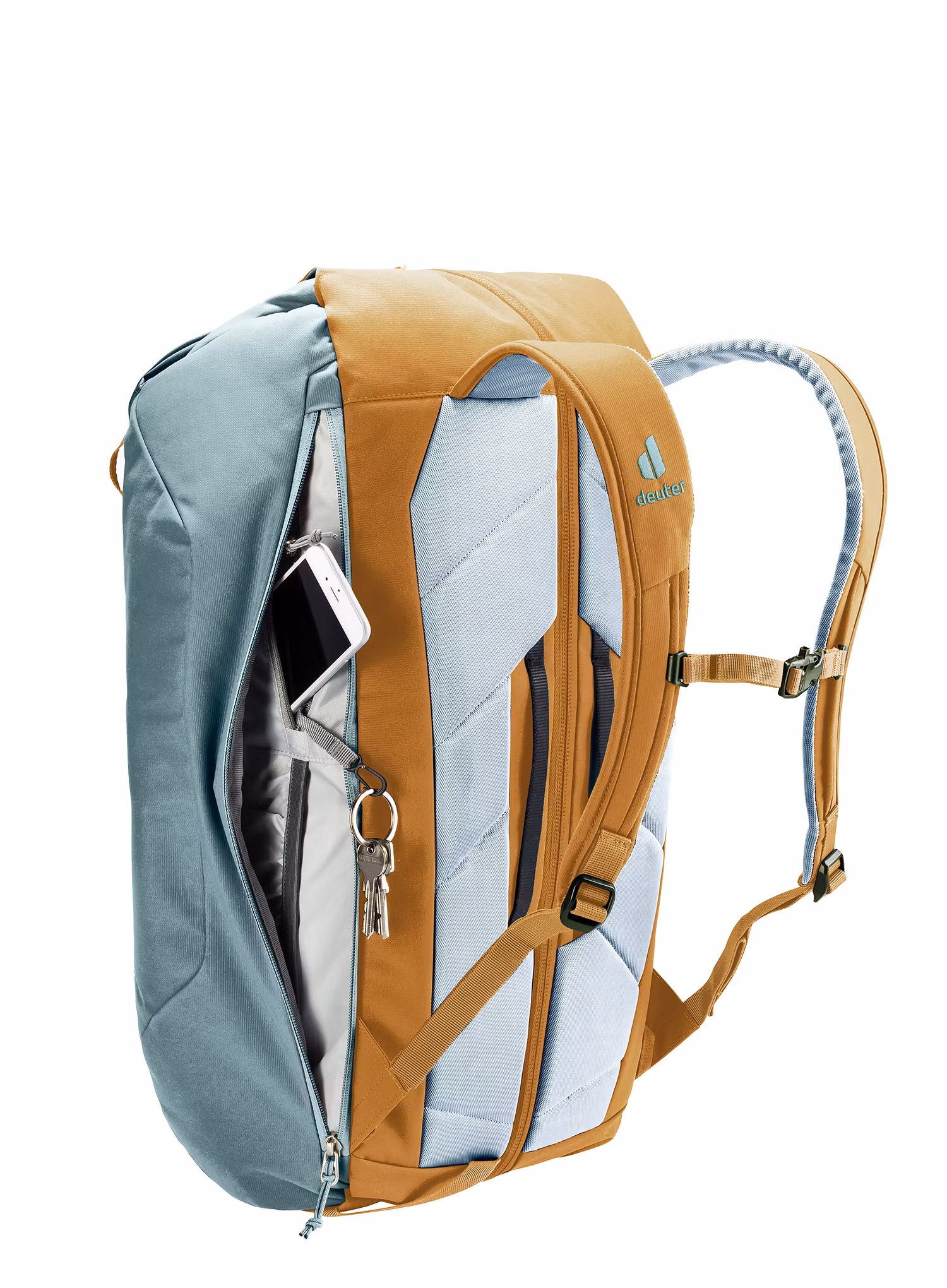 Lezecký batoh Deuter Gravity Motion - teal/cinnamon