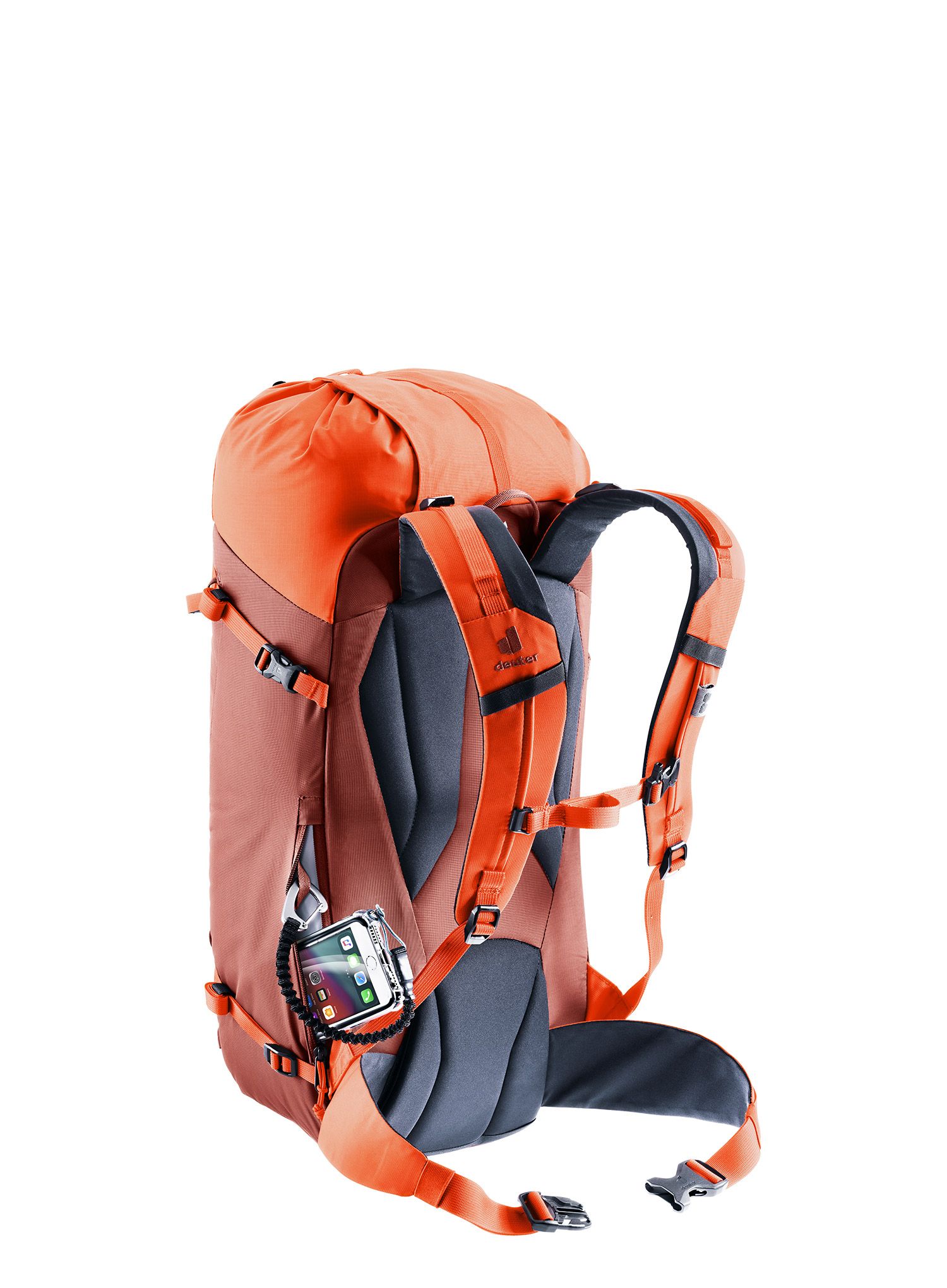 Batoh na hory Deuter Guide 30 - redwood/papaya