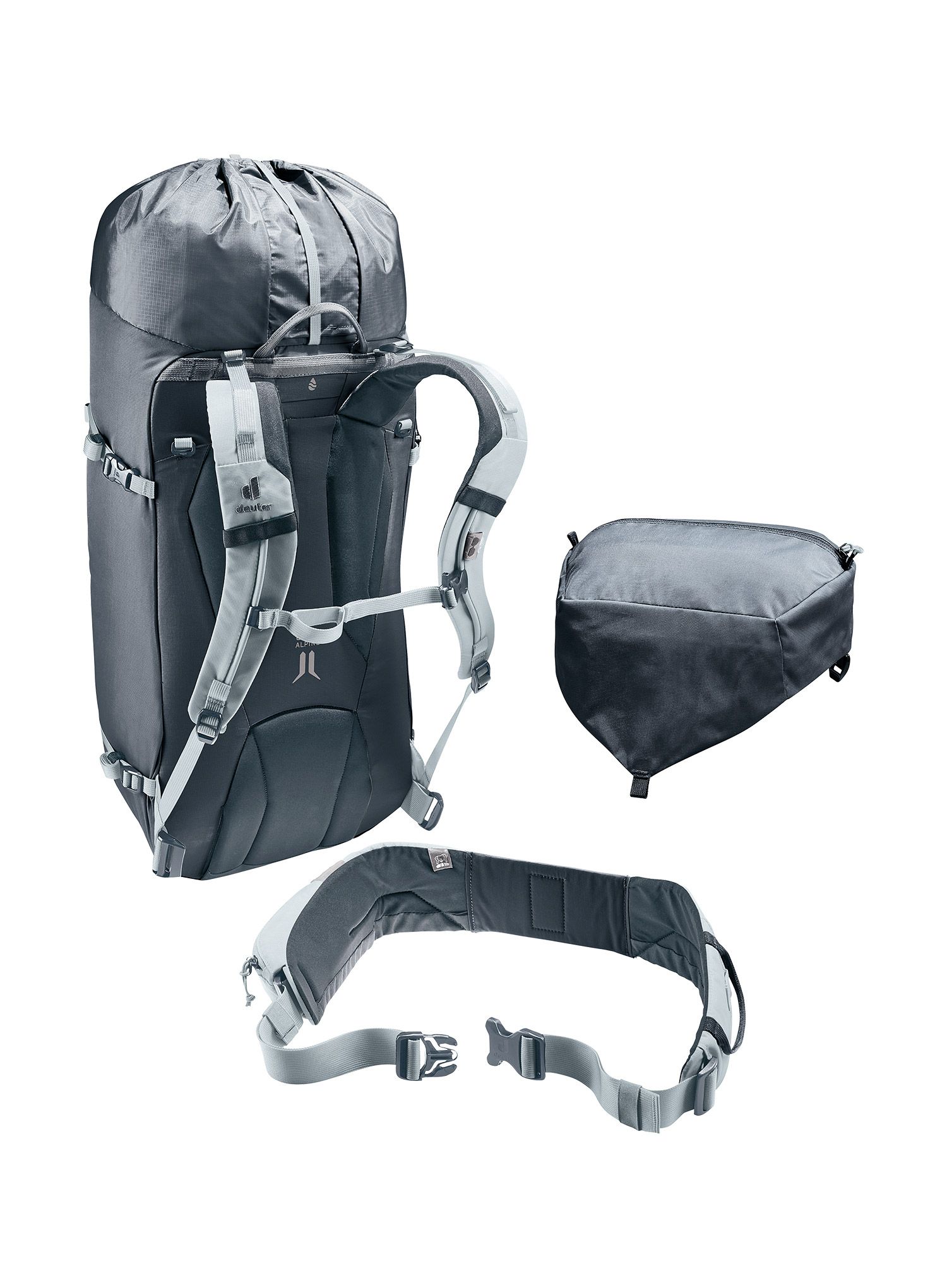 Batoh na hory Deuter Guide 34 + 8 - black/shale