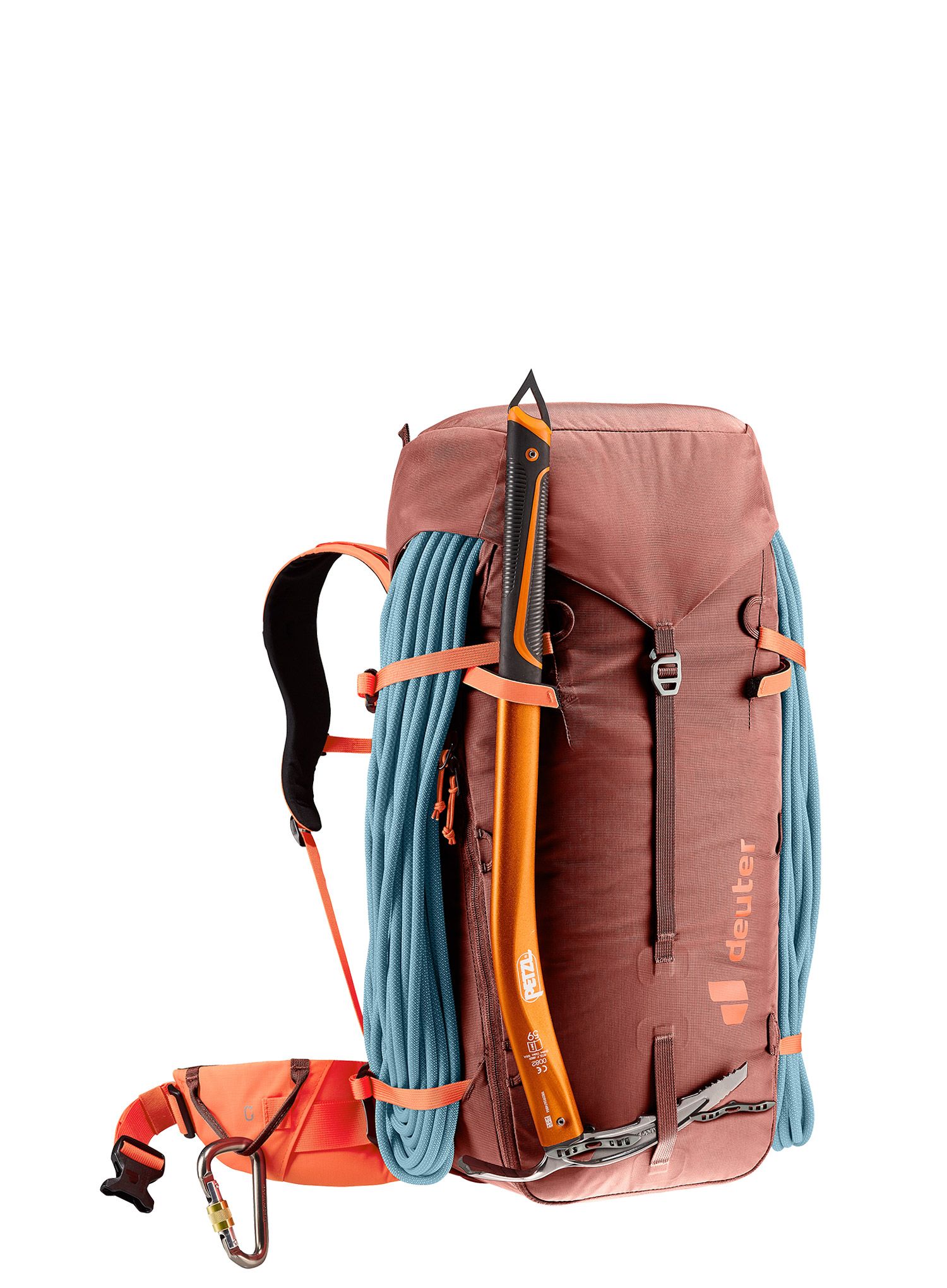 Batoh na hory Deuter Guide 34+ - redwood/papaya