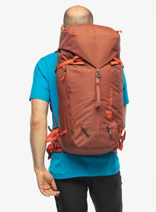 Batoh na hory Deuter Guide 44+ - redwood/papaya