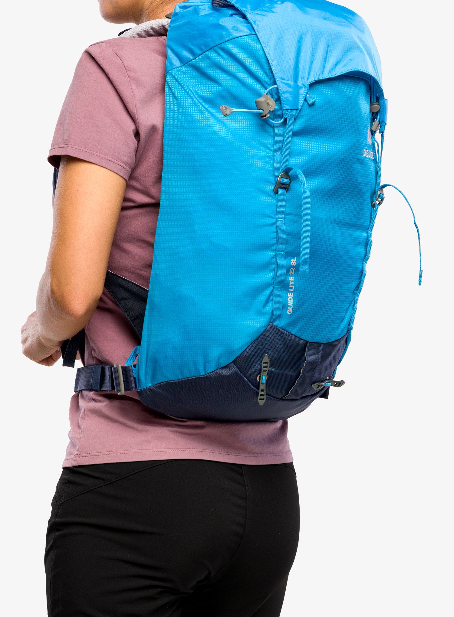 Dámský horský batoh Deuter Guide Lite 22 SL - azure/navy