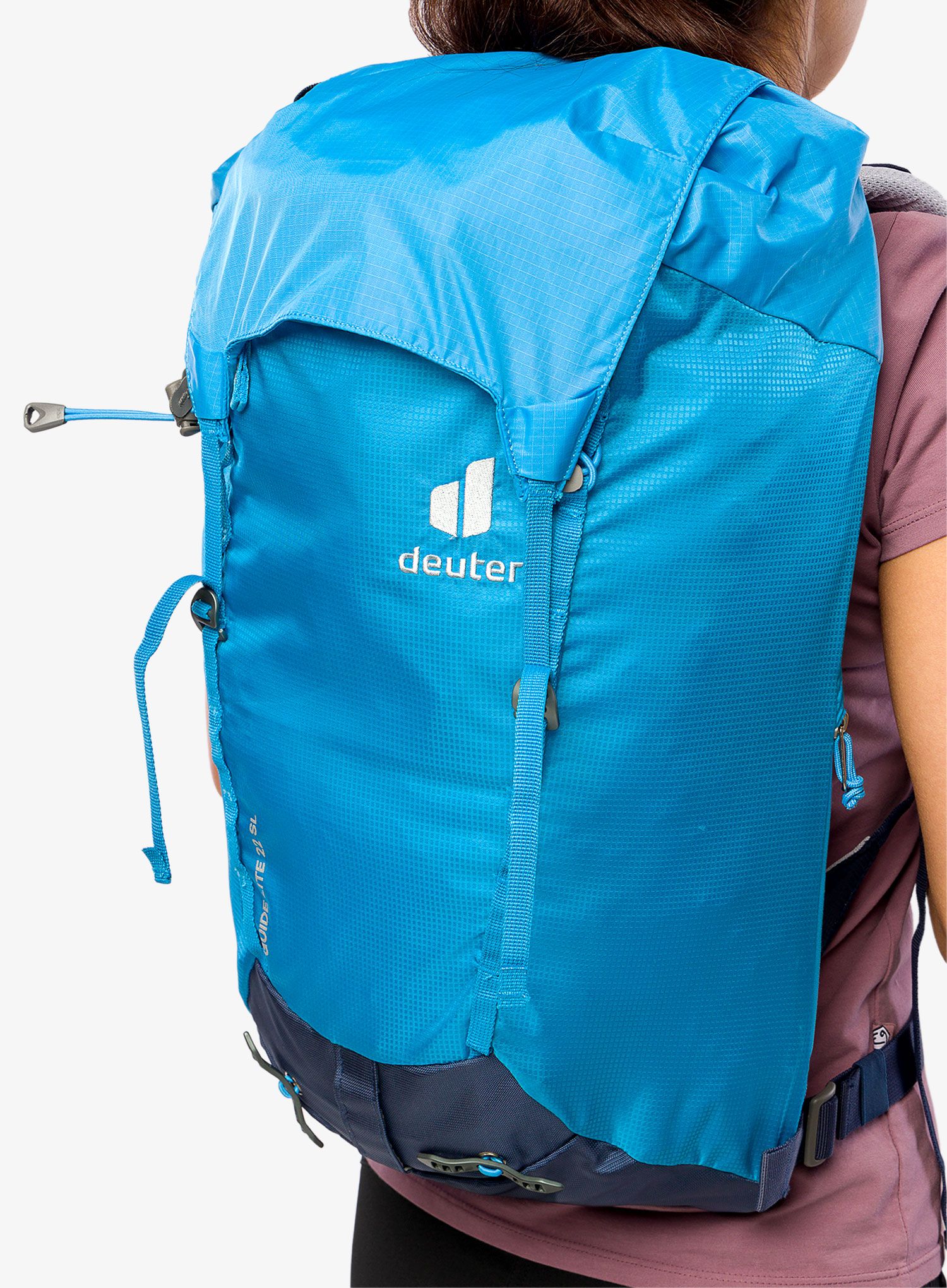 Dámský horský batoh Deuter Guide Lite 22 SL - azure/navy