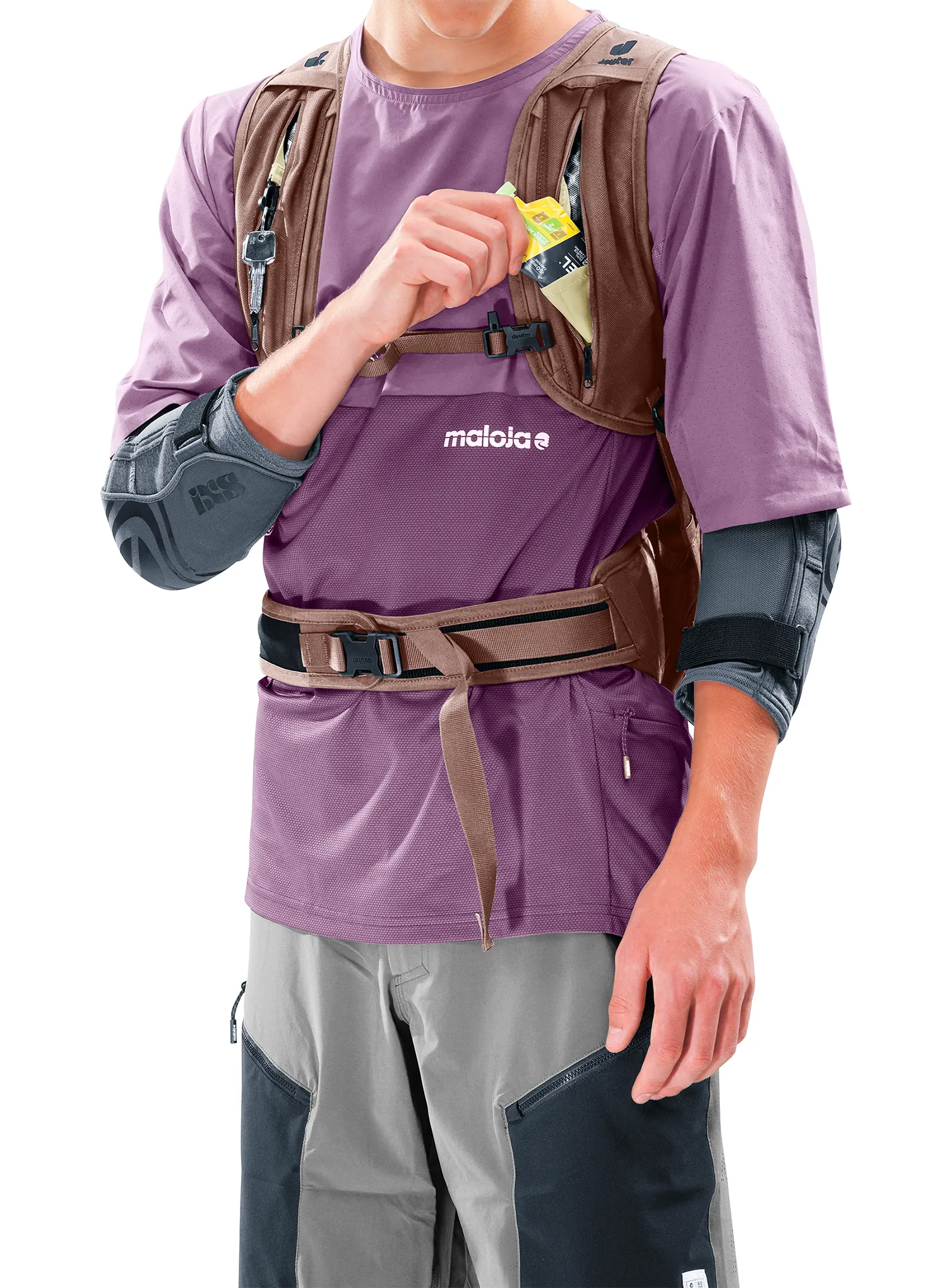 Batoh na kolo Deuter Hiline 14 - atlantic/raisin