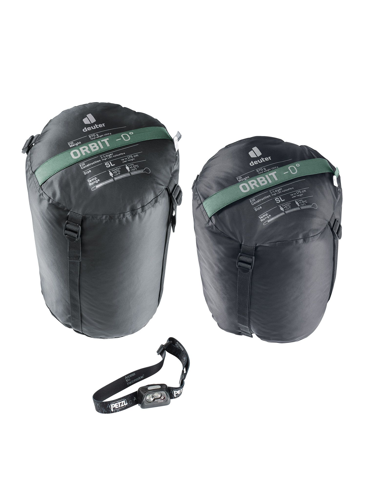 Dámský spací pytel Deuter Orbit 0 SL (175 cm) - ivy/sage