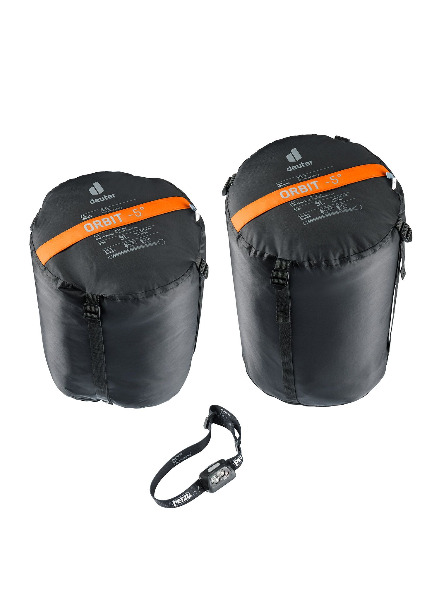 Dámský spací pytel Deuter Orbit -5 SL (175 cm) - chestnut/sage
