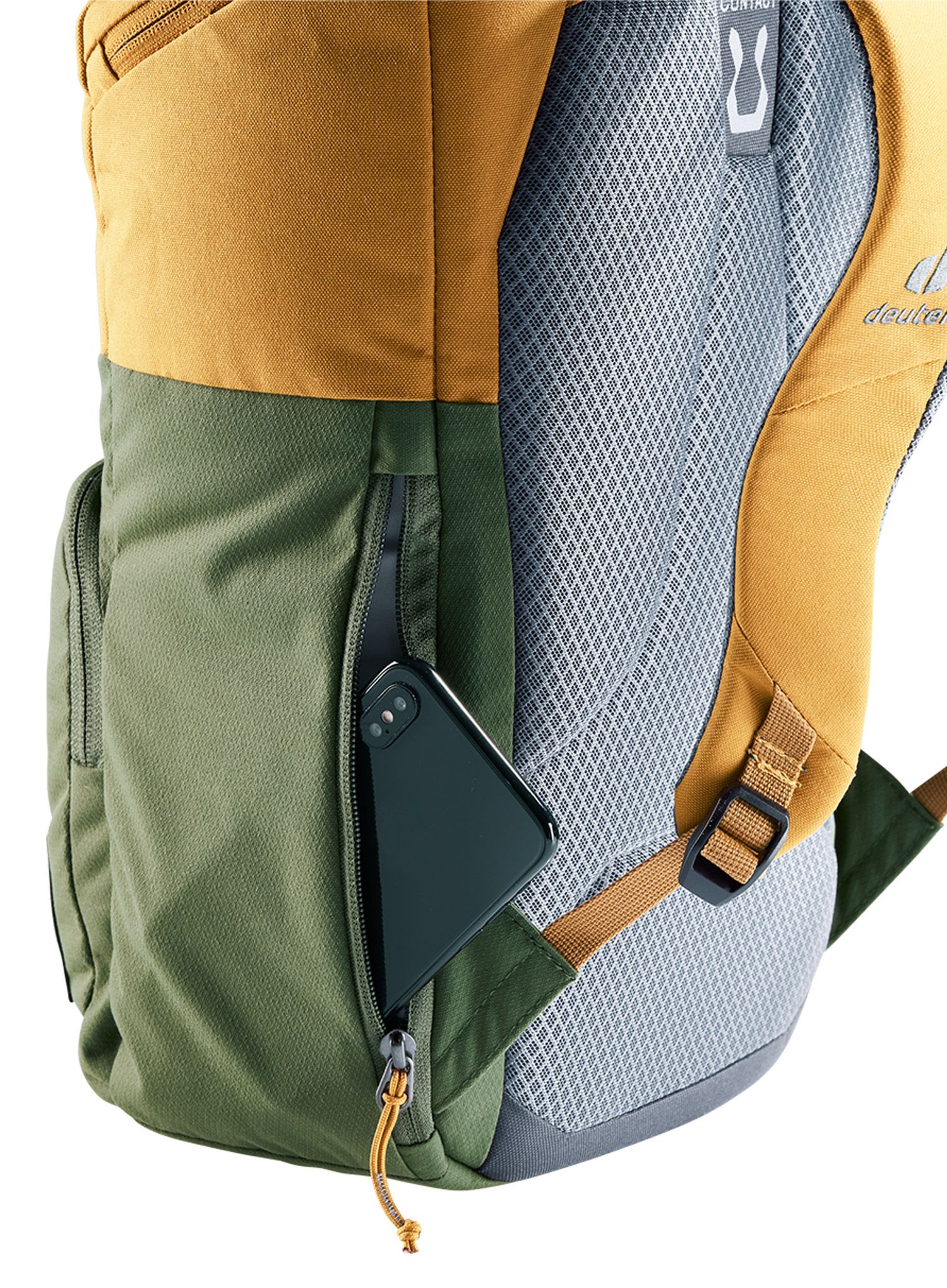 Městský batoh pro děti Deuter Overday - khaki/cinnamon