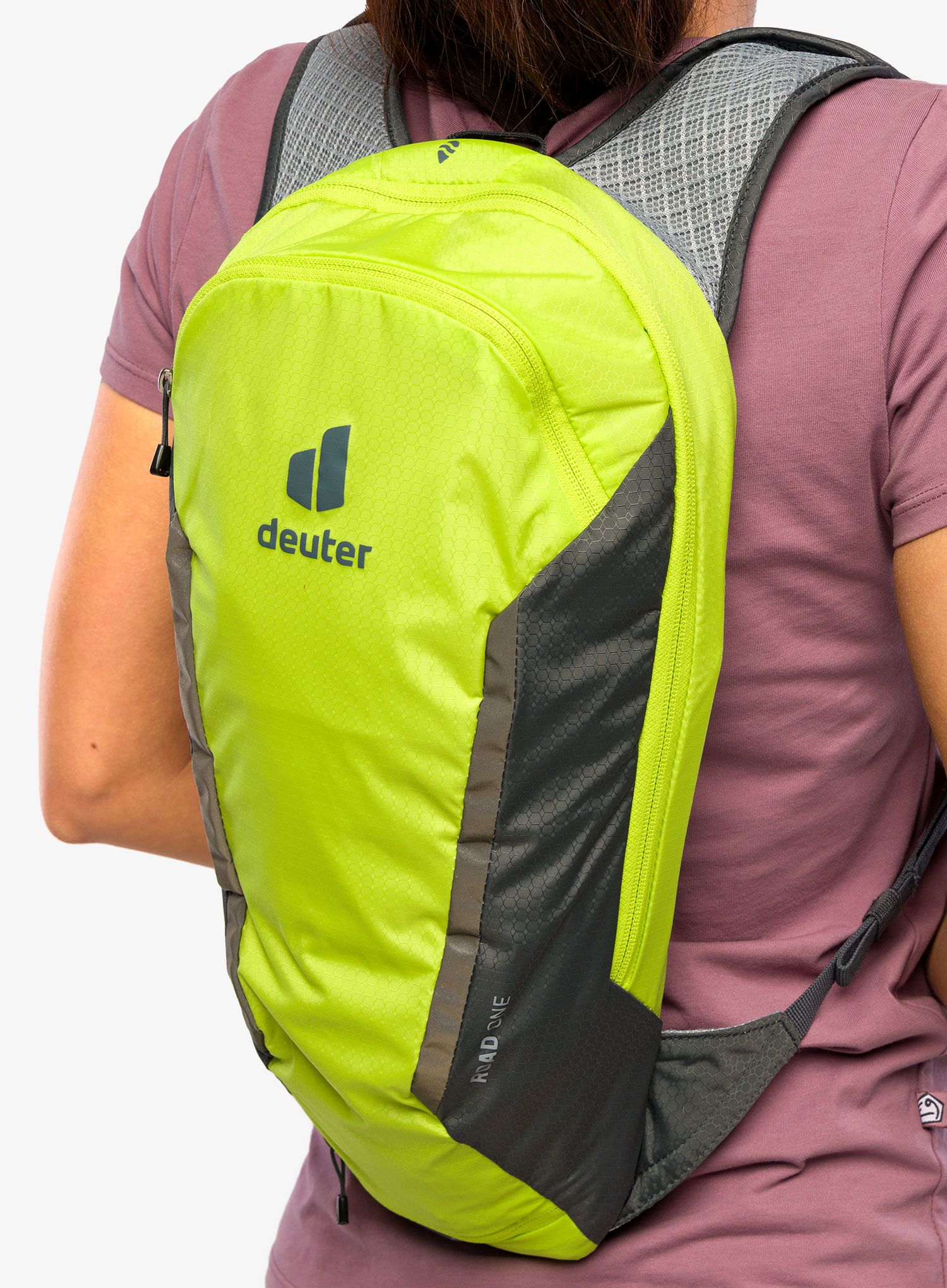 Cyklistický batoh Deuter Road One - citrus/graphite