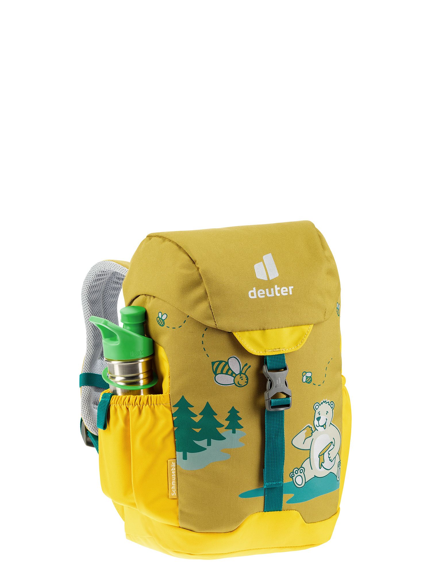 Dětský turistický batoh Deuter Schmusebar - turmeric/corn