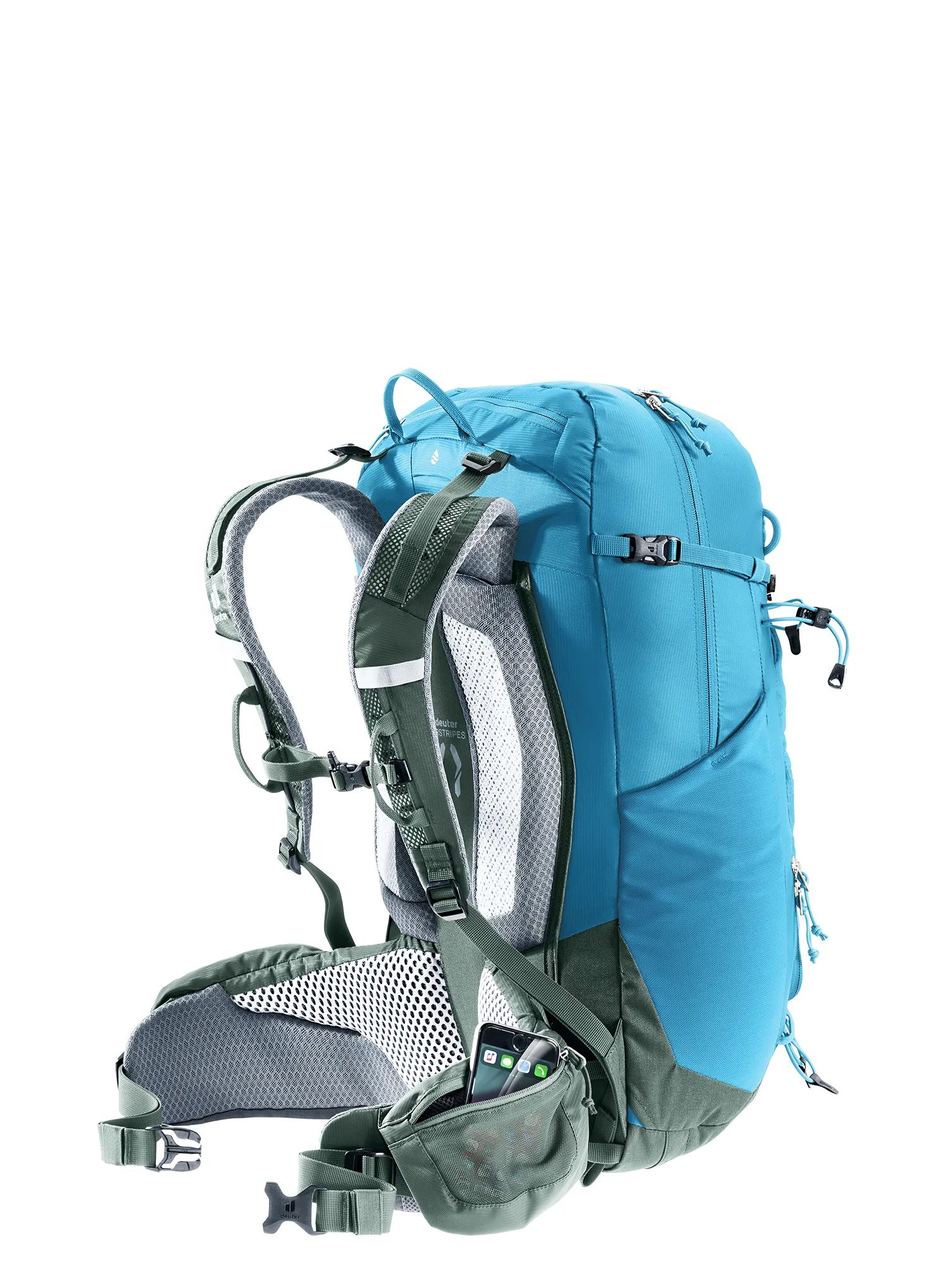 Turistický batoh Deuter Trail Pro 33 - wave/ivy